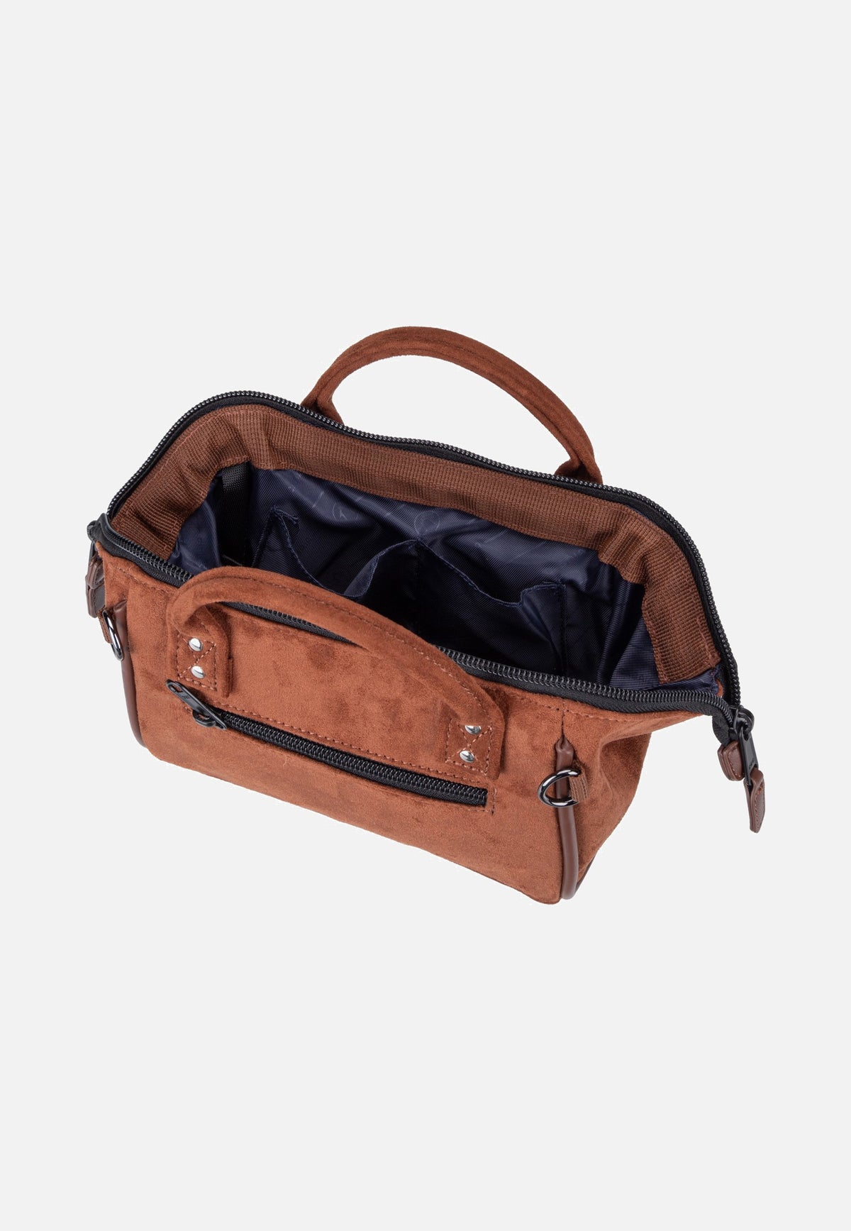 Cabaia Crossbody Vegan Suede Small Winnipeg Bolsa con asa