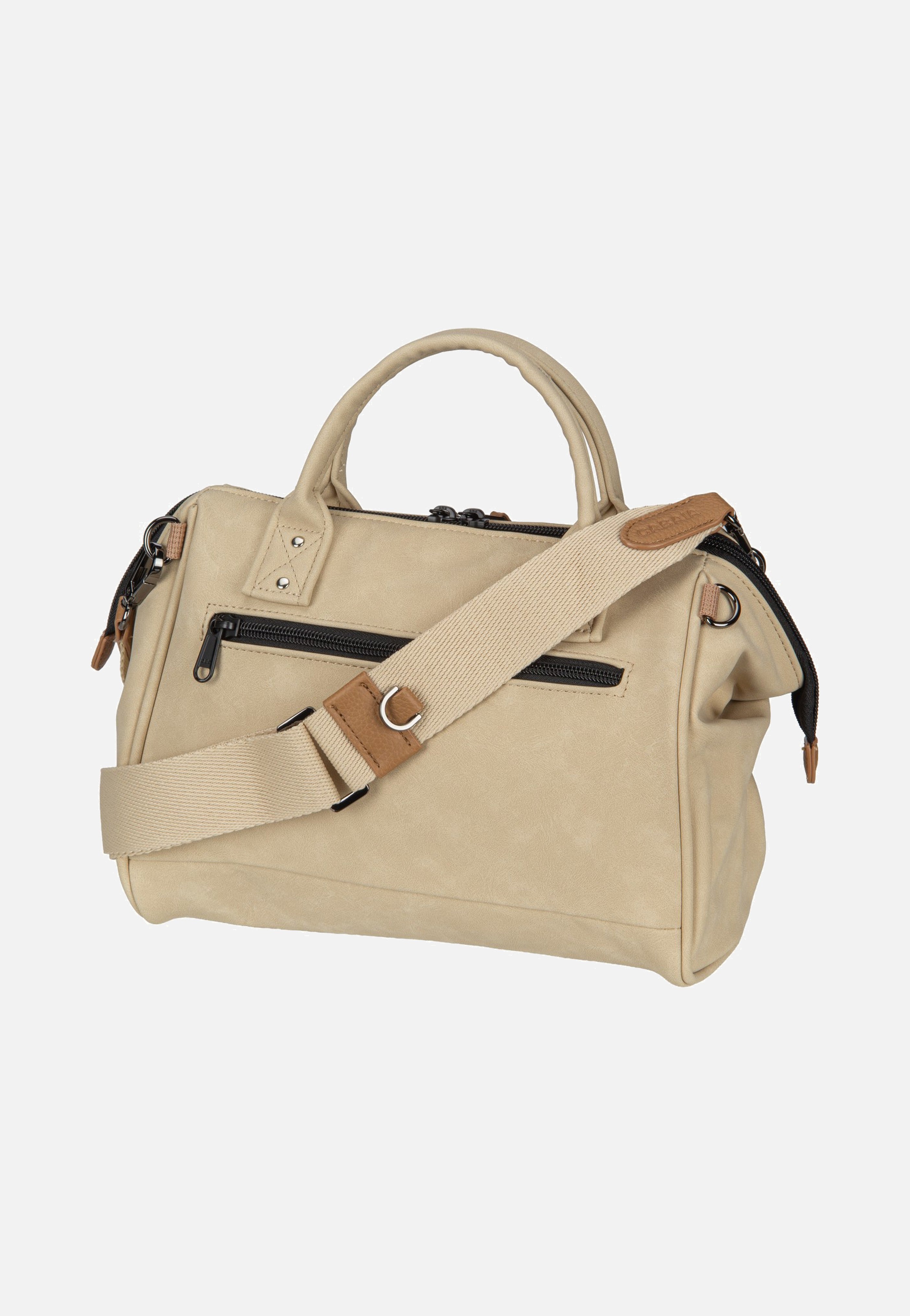 Cabaia - Crossbody Nubuck Medium Andenne - Crossbody Bag | Neutral-Image