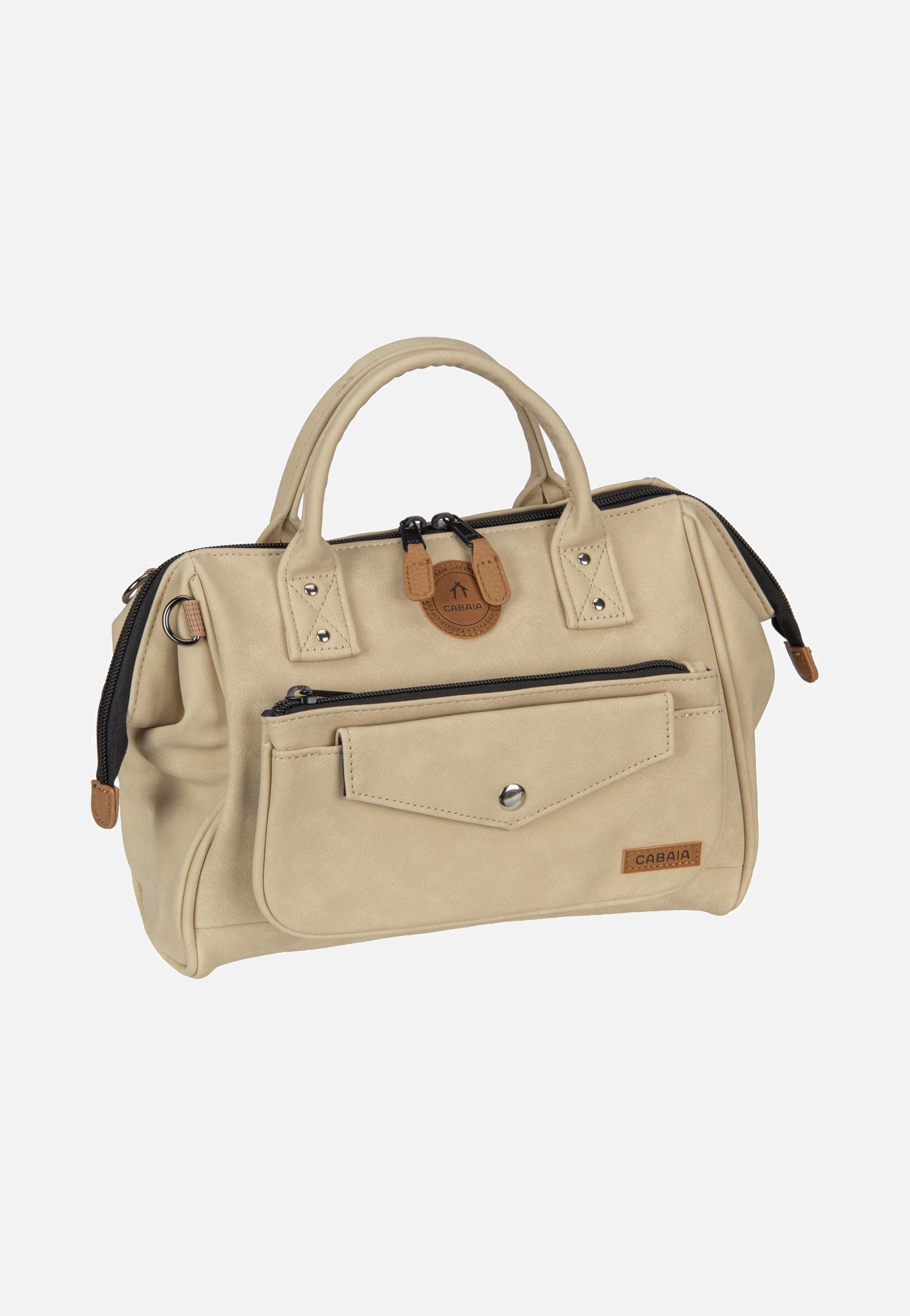 Cabaia - Crossbody Nubuck Medium Andenne - Crossbody Bag | Neutral-Image
