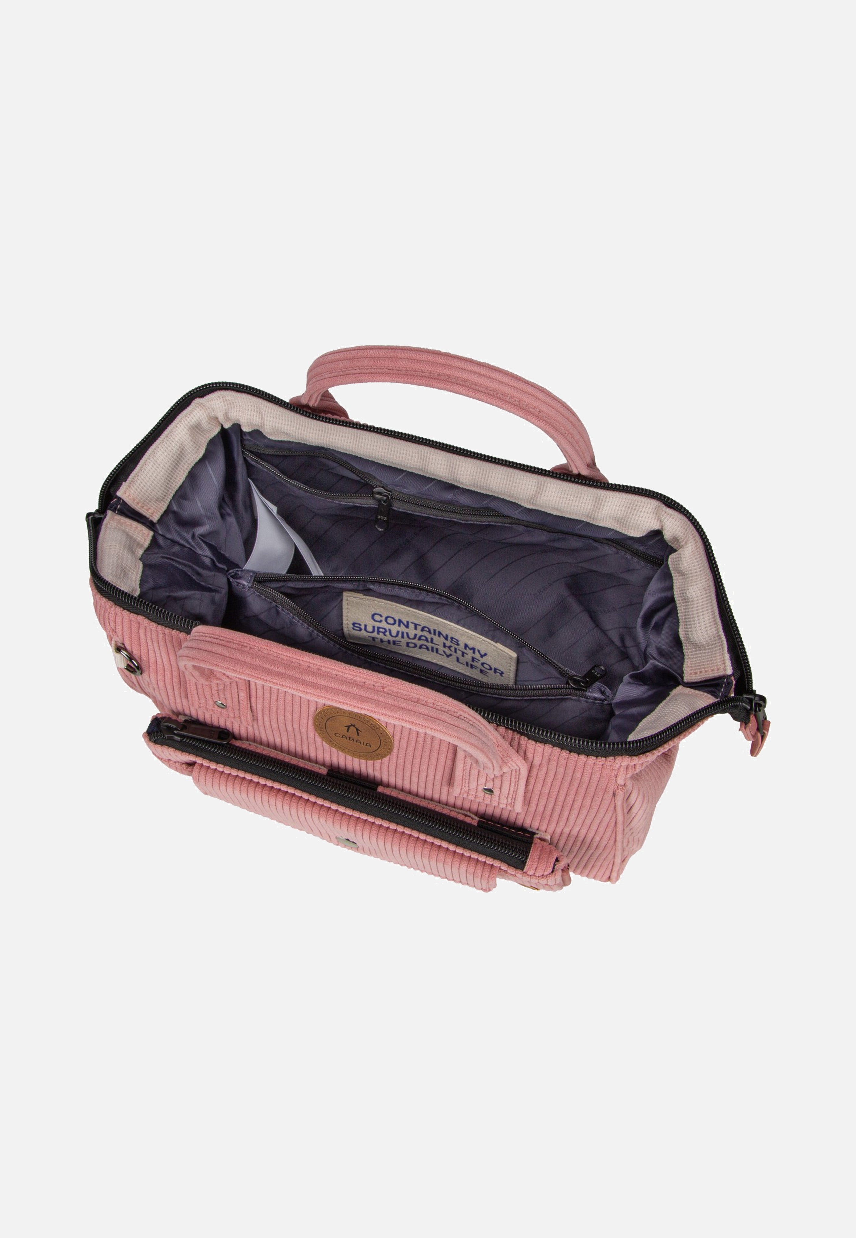 Cabaia Crossbody Velvet Medium Gold Coast Handle Bag