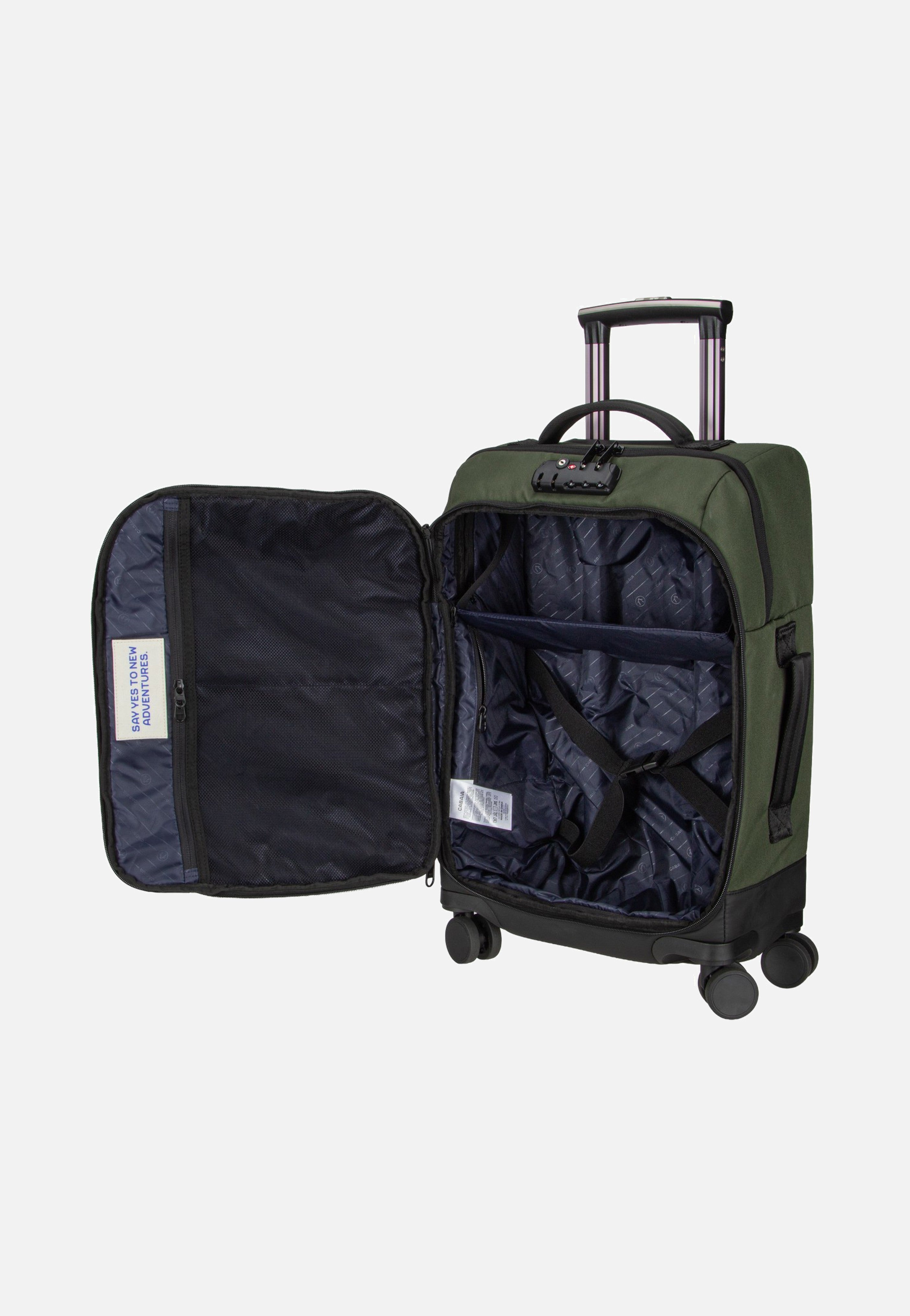 Cabaia Soft Suitcase 4 Wheels Small Coromandel Suitcase
