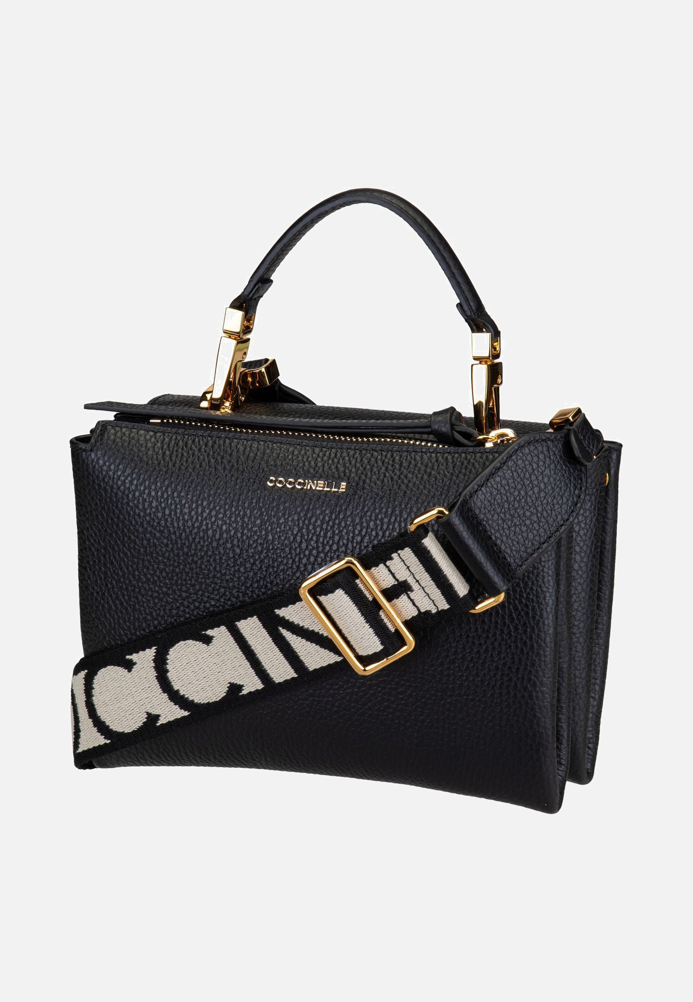 Coccinelle - Arlettis Signature 55B7 Nero - Handle Bag | Women-Image