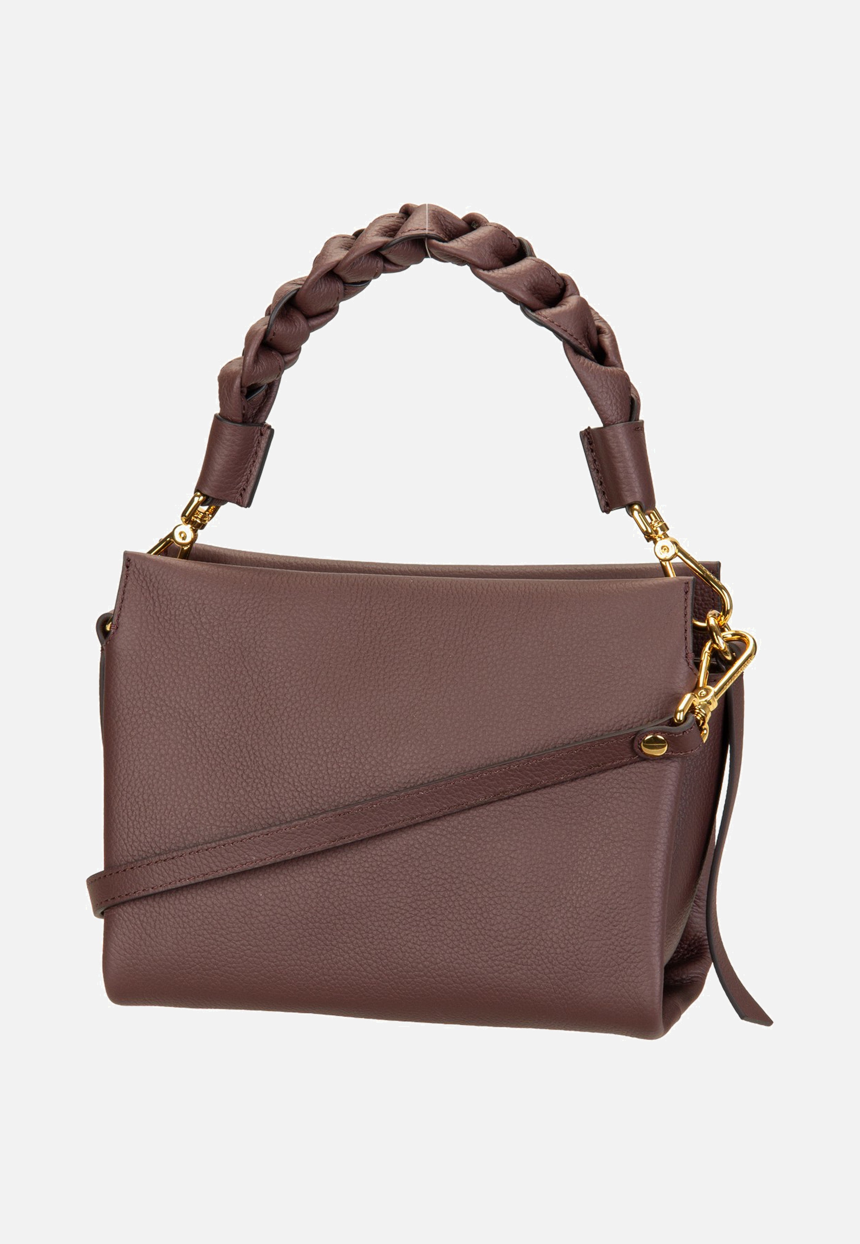 Coccinelle Boheme Grana Double 5801 Berry/Winter Rose Handle Bag