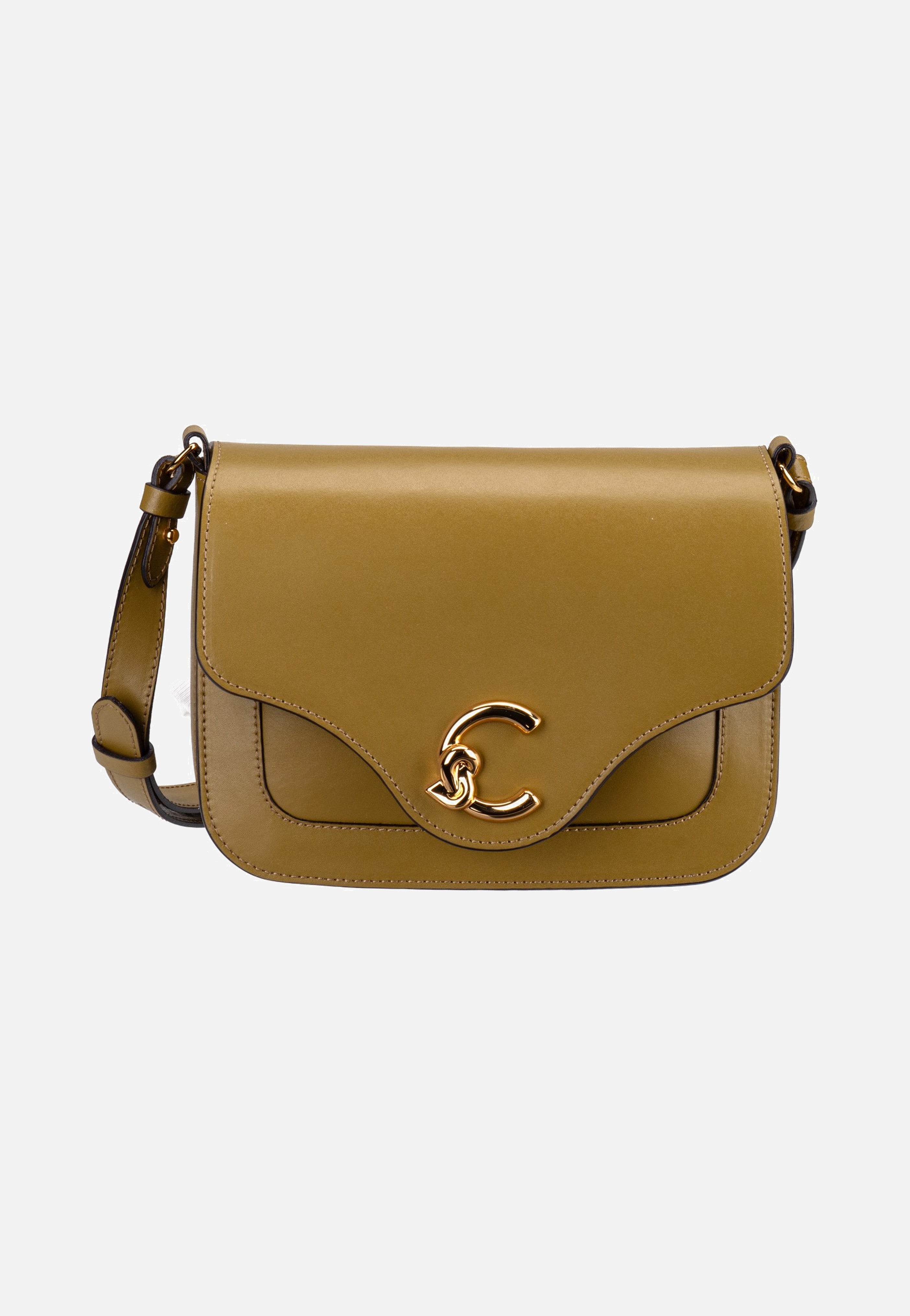 Coccinelle C-Me Calf 1501 Seagrass Crossbody Bag