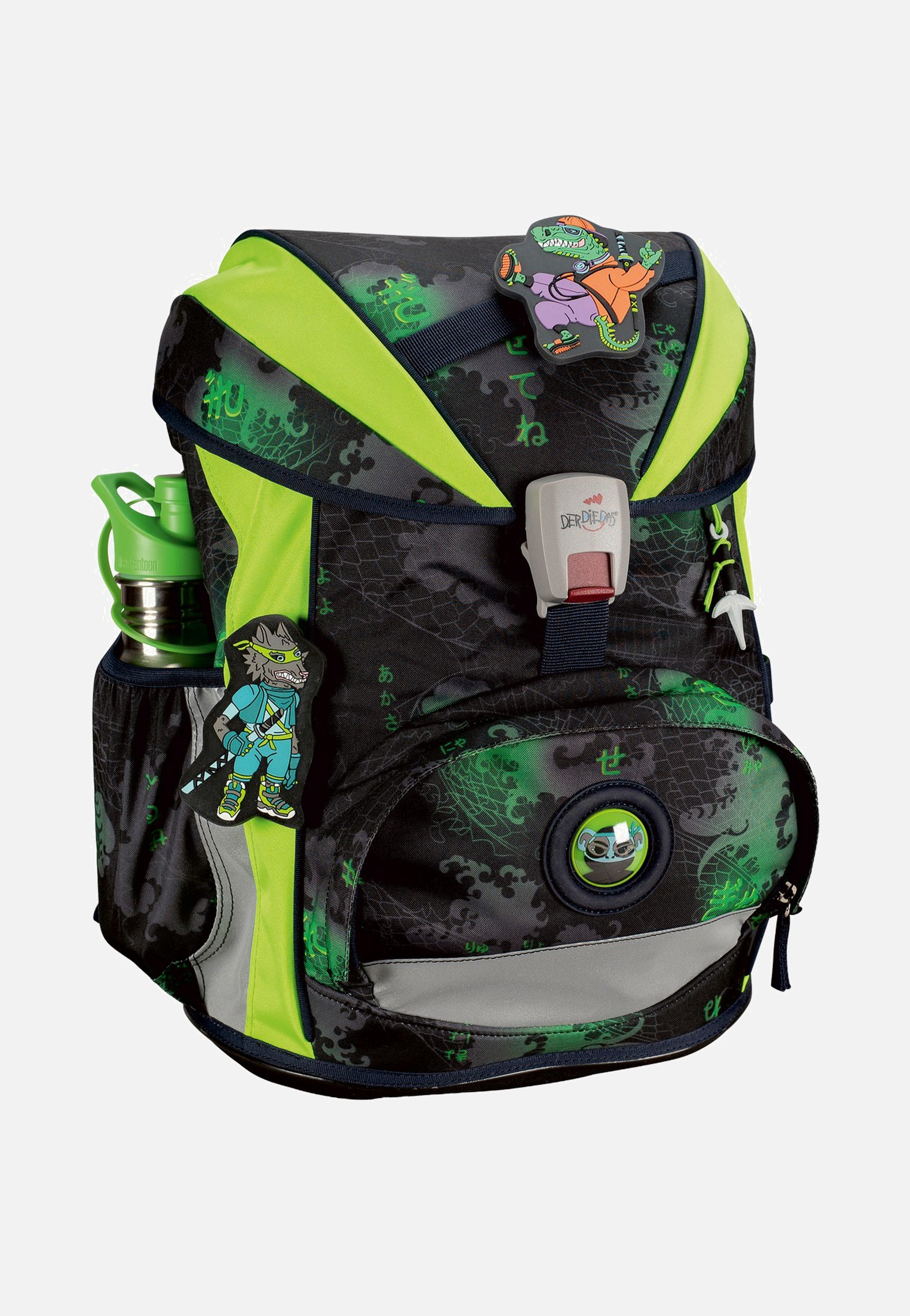 DerDieDas ErgoFlex Set 1 Funny Fighter School Backpack