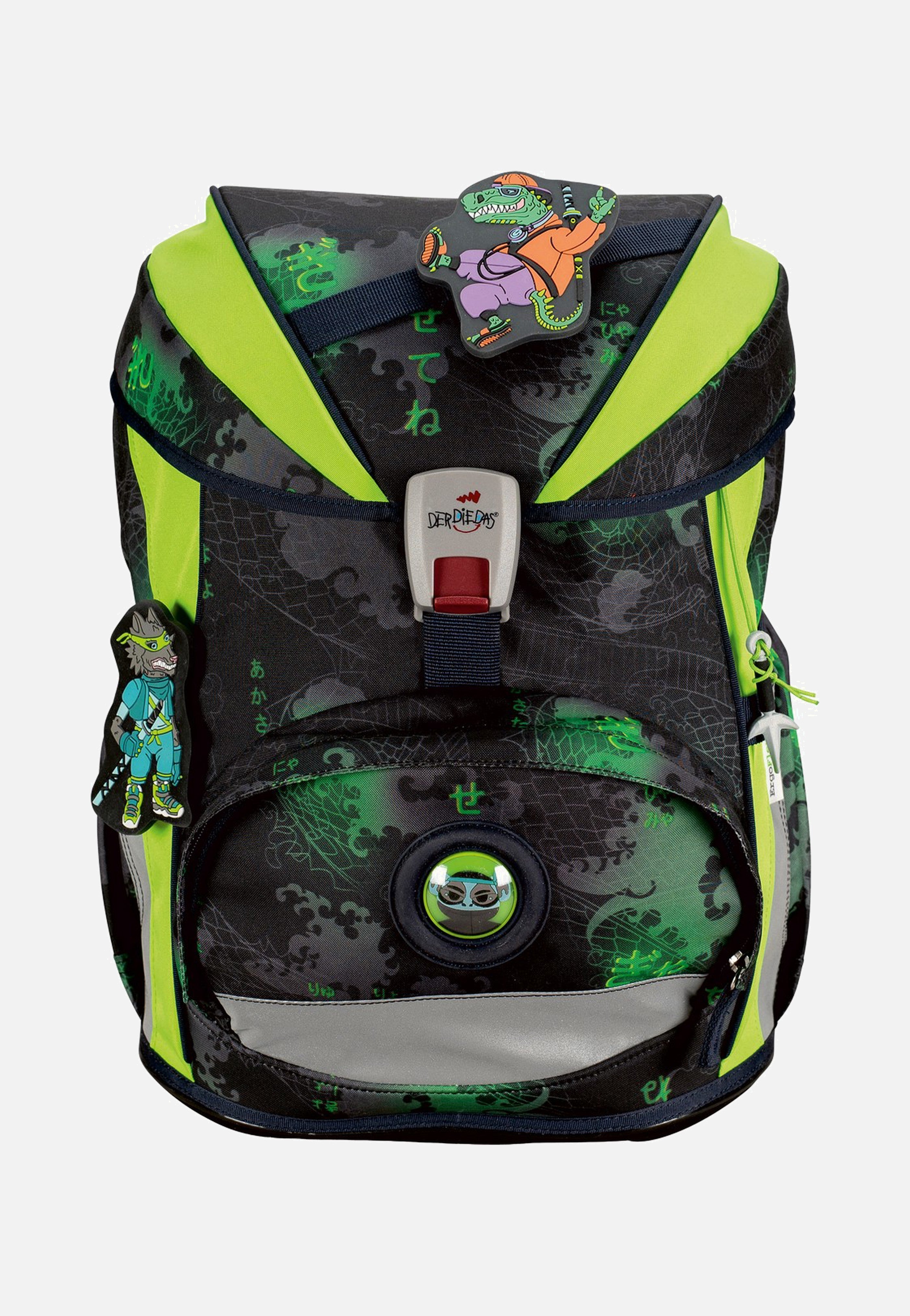DerDieDas ErgoFlex Set 1 Funny Fighter School Backpack