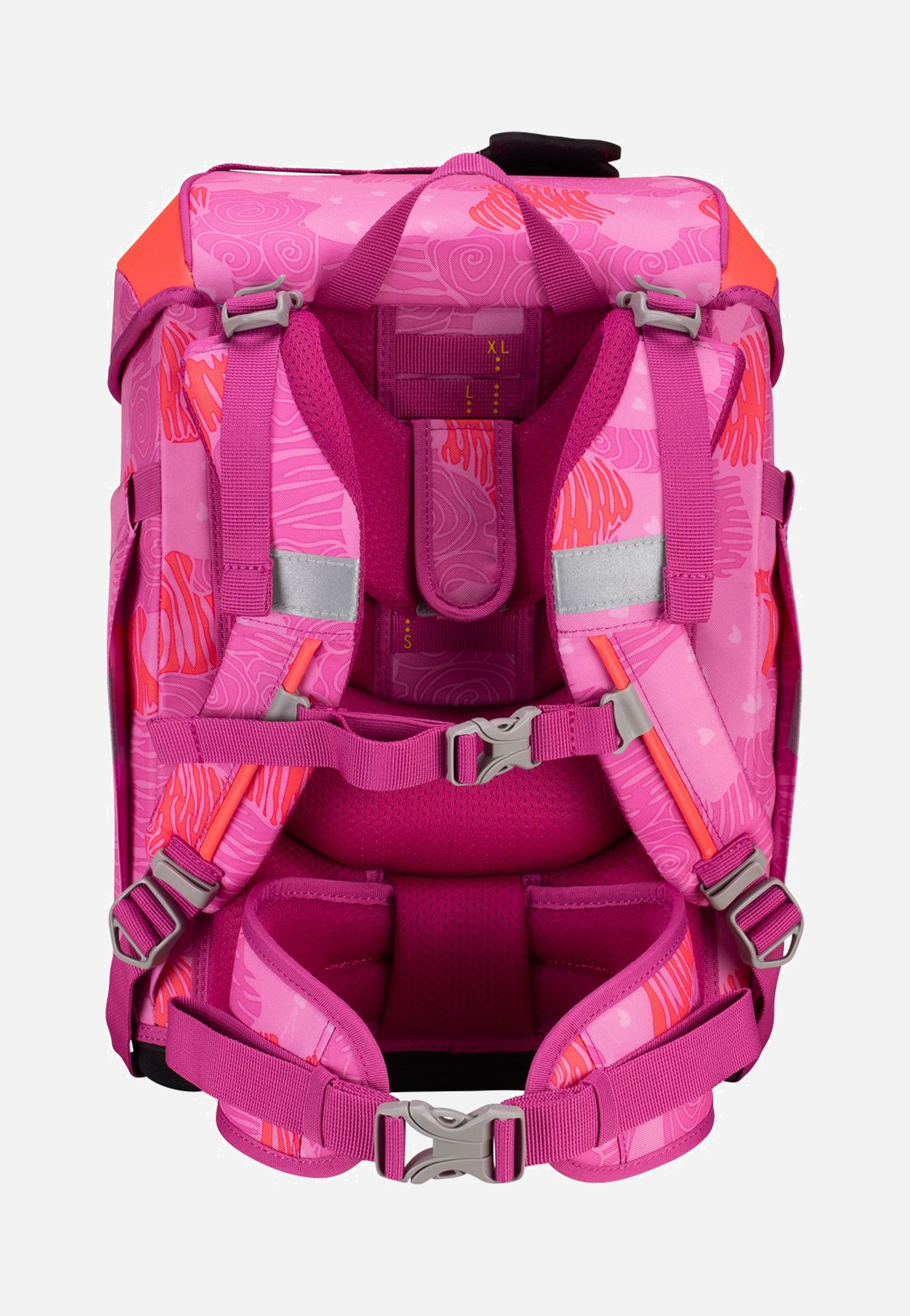 DerDieDas ErgoFlex Tiny Set Roses School Backpack