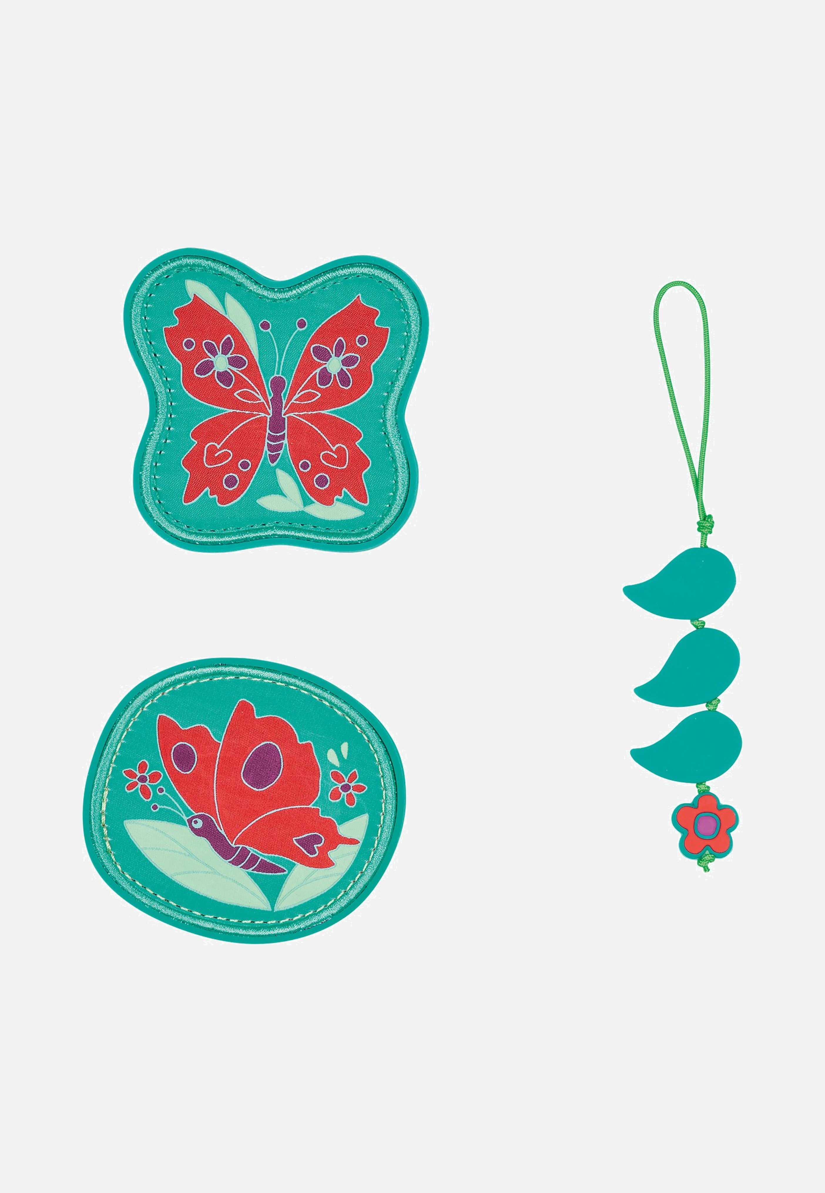 DerDieDas - ErgoFlex Easy Set Butterfly Garden - School Backpack | Neutral-Image