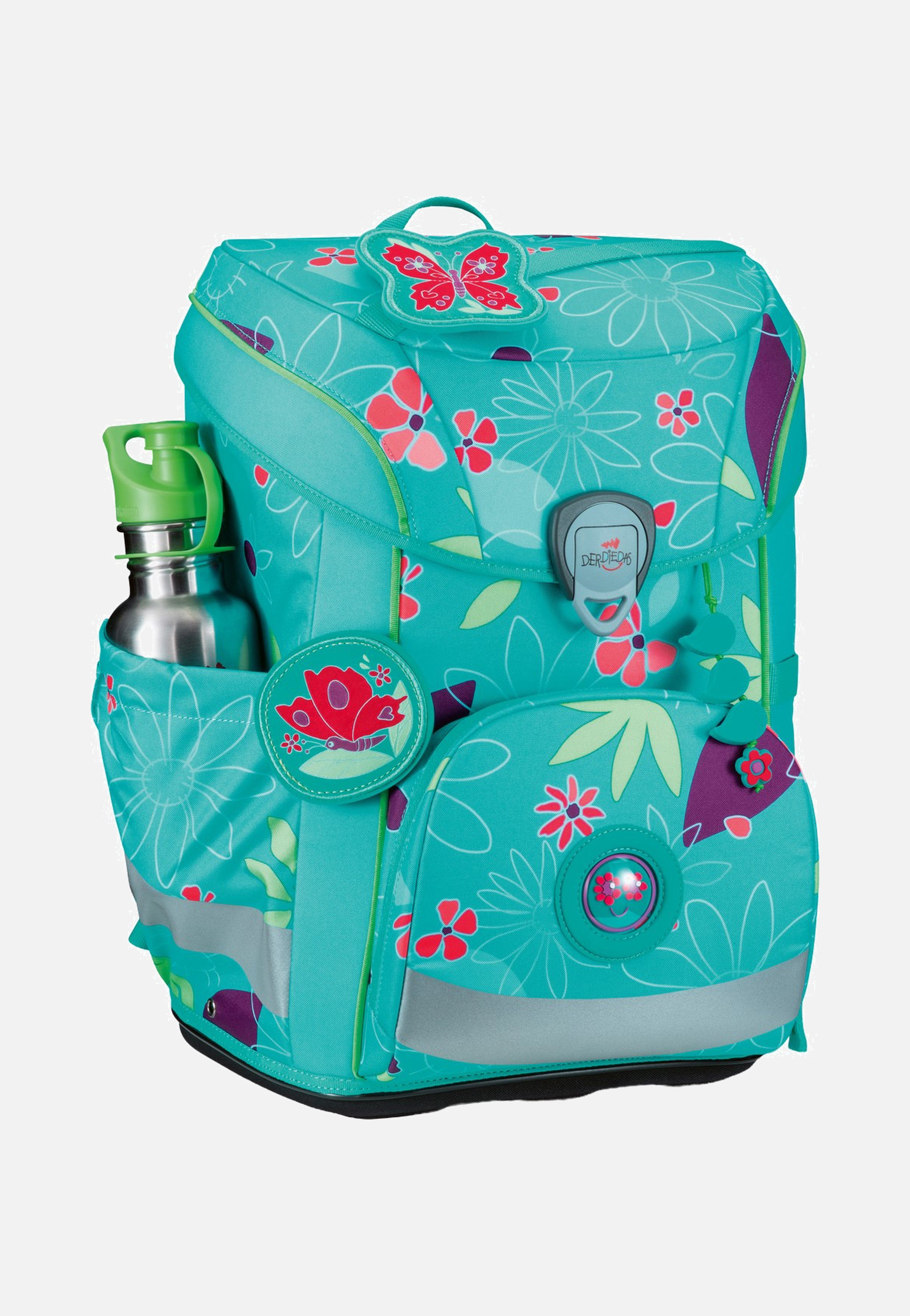DerDieDas ErgoFlex Easy Set Butterfly Garden School Backpack