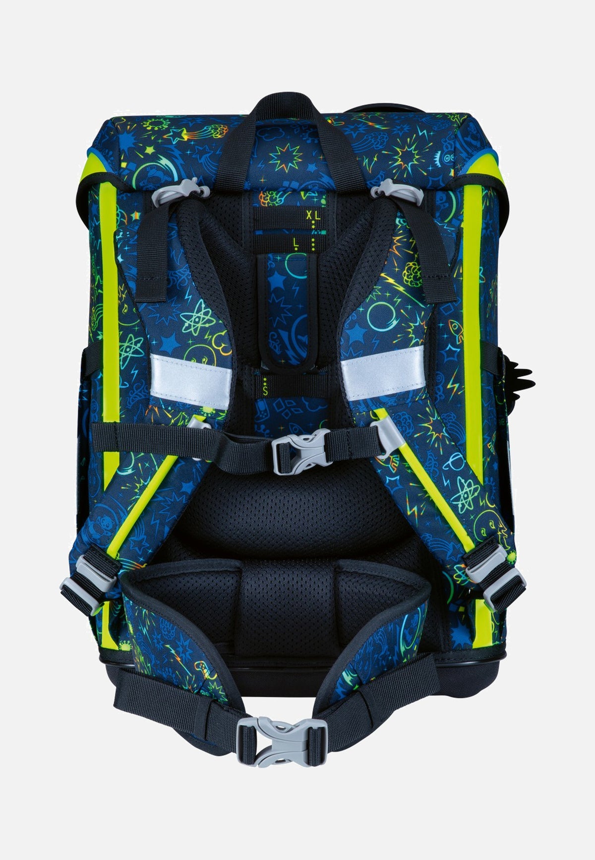 DerDieDas ErgoFlex Easy Set Neon Crazy School Backpack