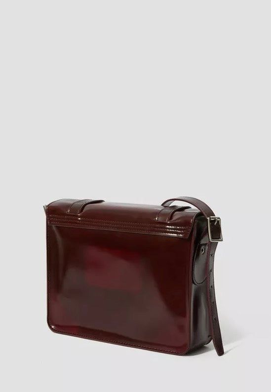 Dr. Martens 11" Satchel Bag Cherry Red Oxford Rub Off Bag