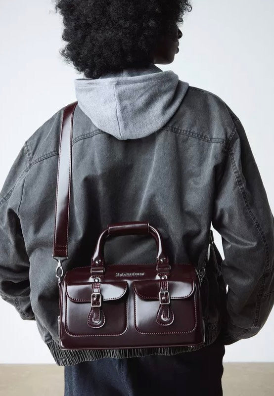 Dr. Martens Top Handle Cherry Red Oxford Rub Off Bag