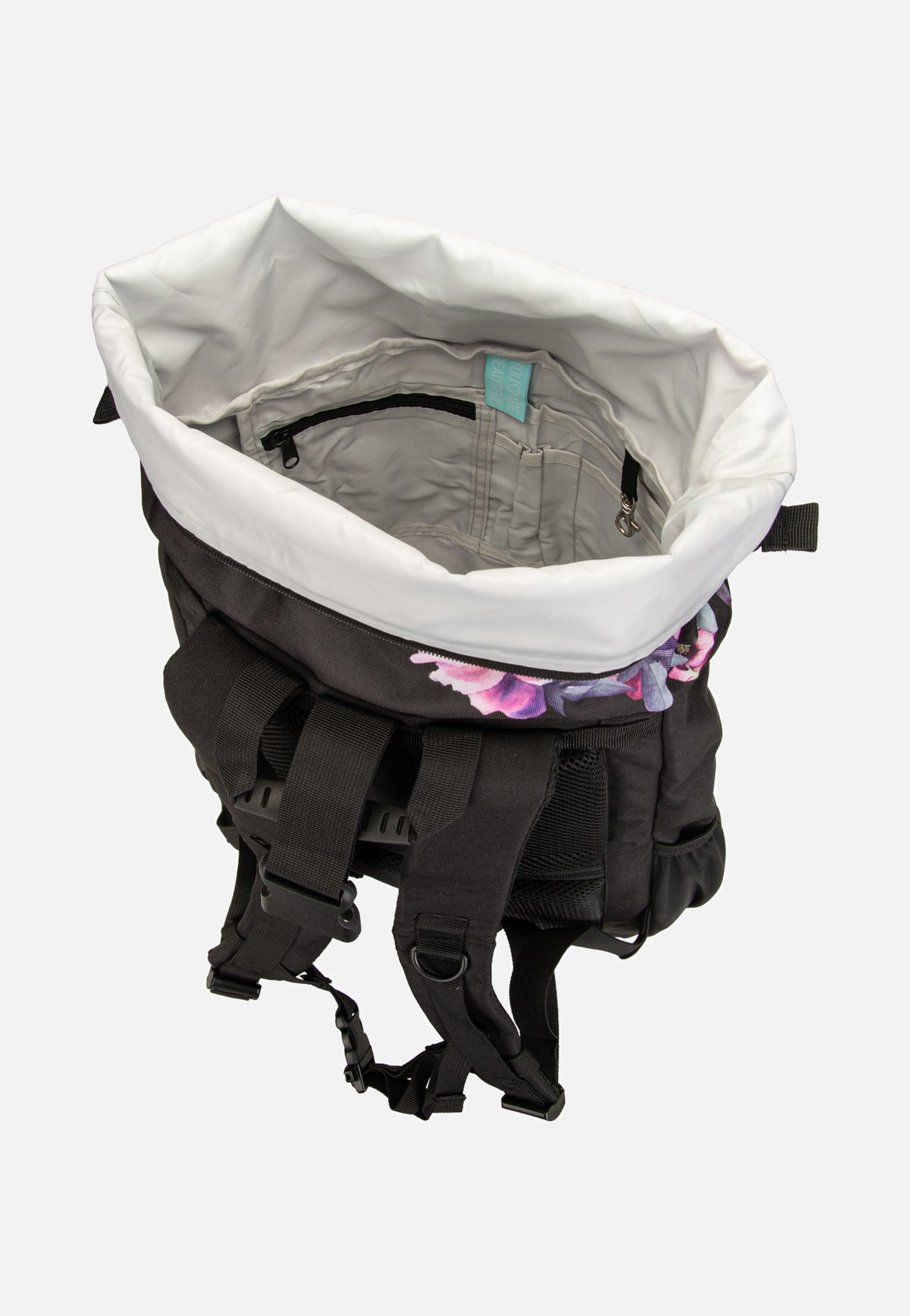 Ela Mo Rolltop Beauty in Darkness Rolltop Backpack