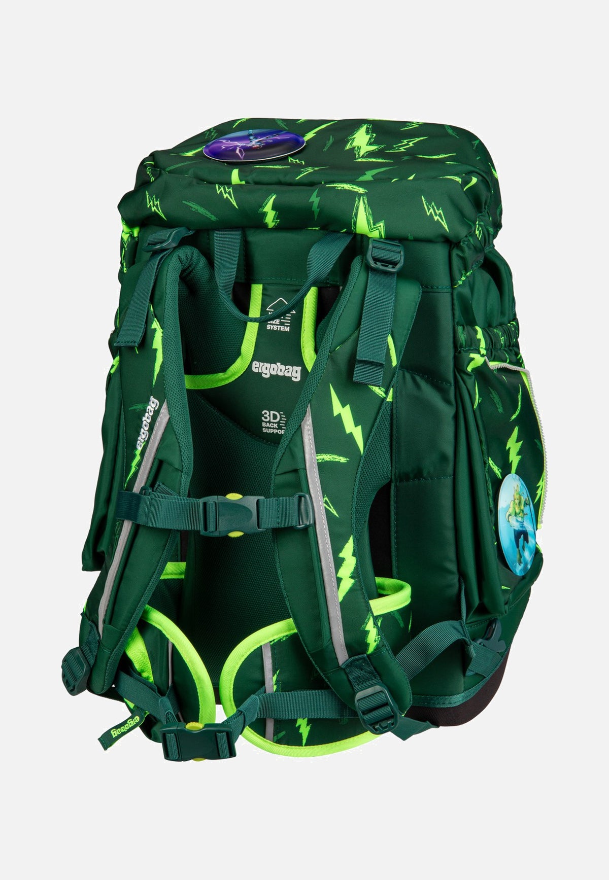 ergobag maxi Set COLOR FLASH Bärtastisch Schooltas