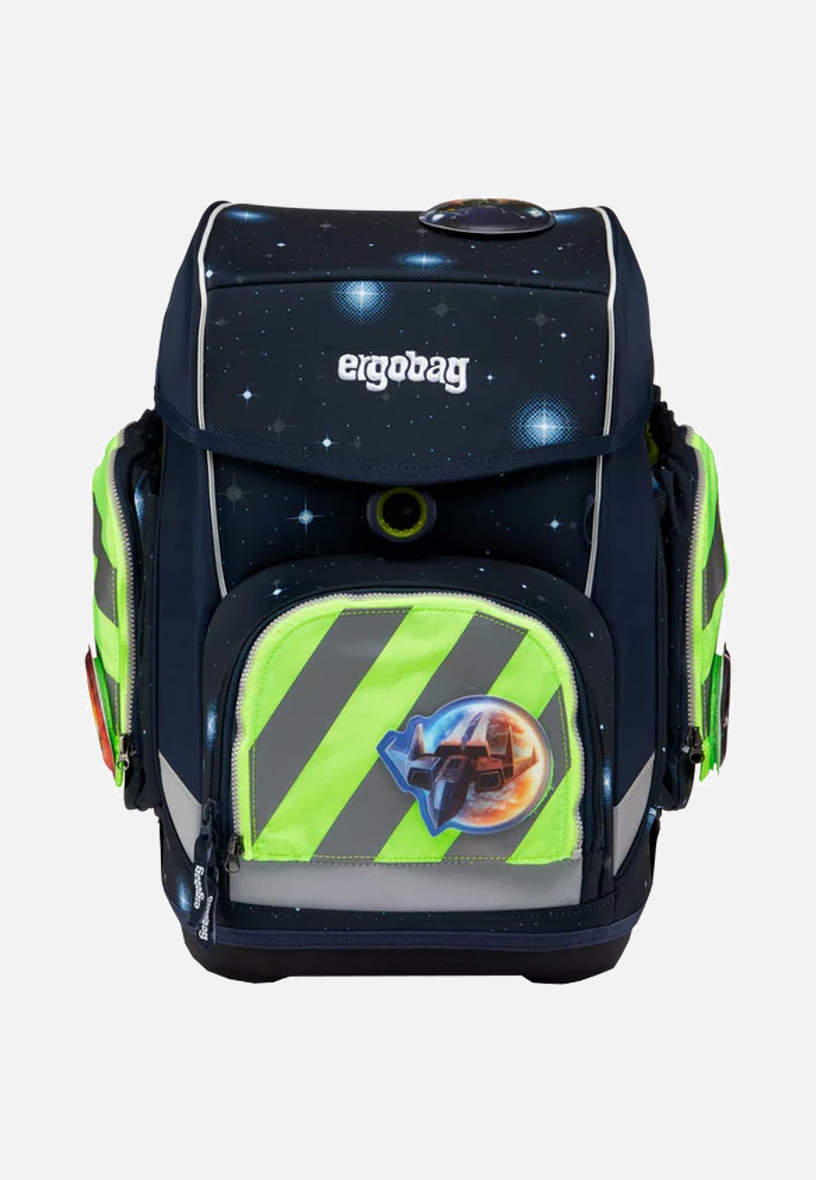 ergobag Zip-Set Reflektorstreifen Grün School Accessorie