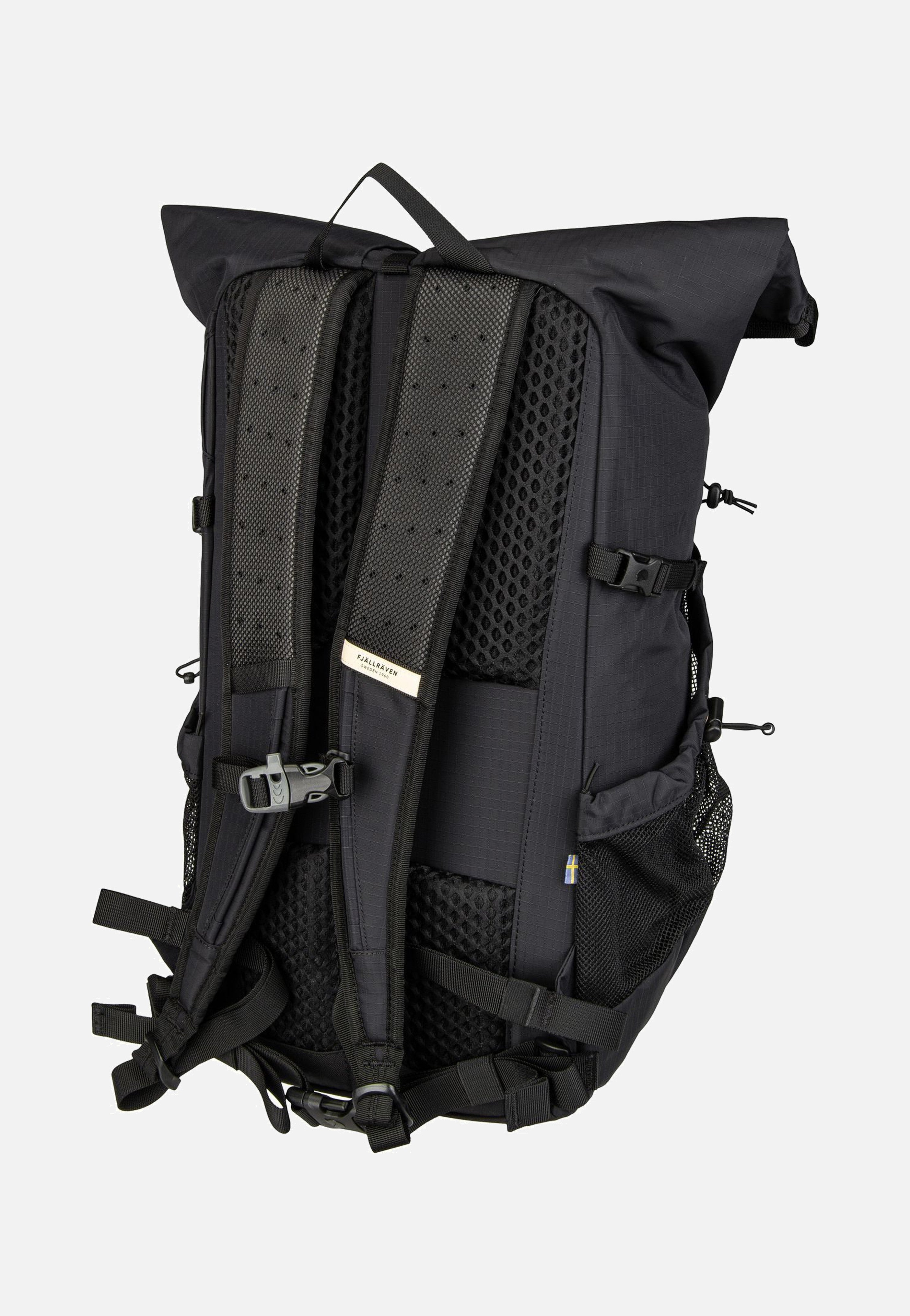 Fjällräven - Abisko Hike Foldsack Black - Rolltop Backpack | Neutral-Image