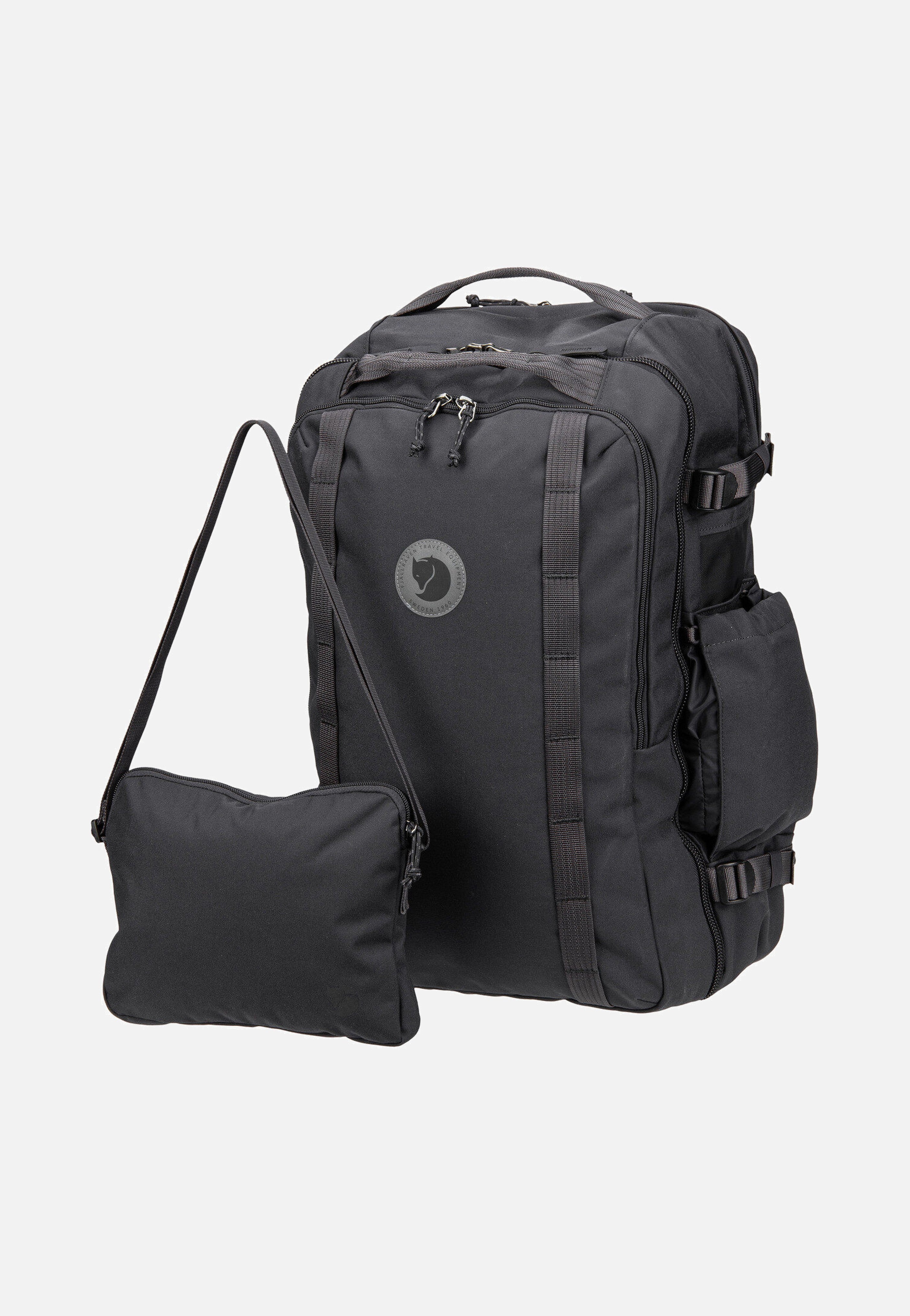 Fjällräven Färden Carry-On Pack Coal Black Travel Backpack