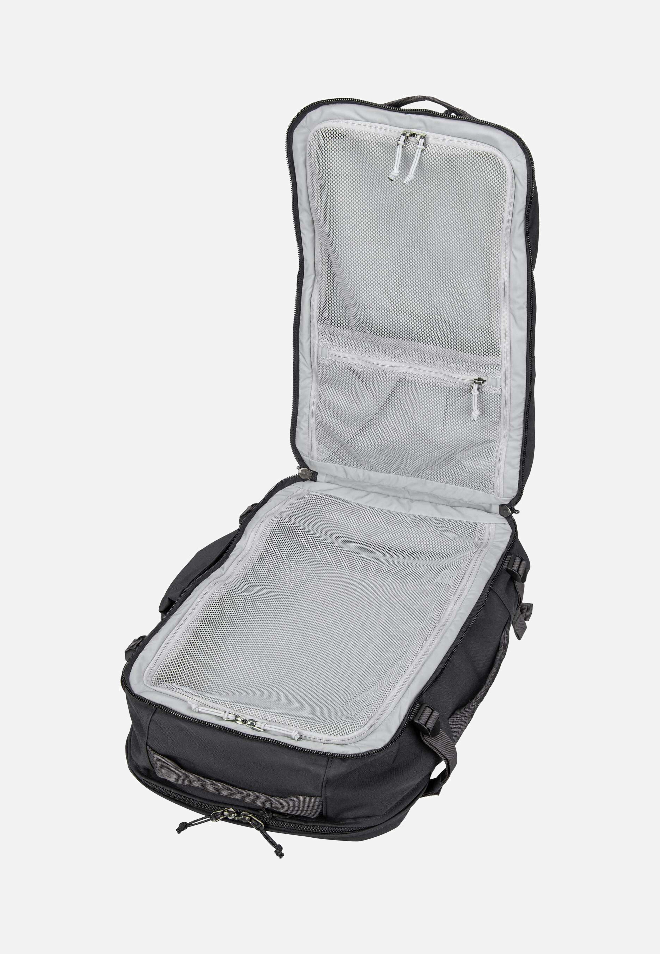 Fjällräven Färden Carry-On Pack Coal Black Travel Backpack