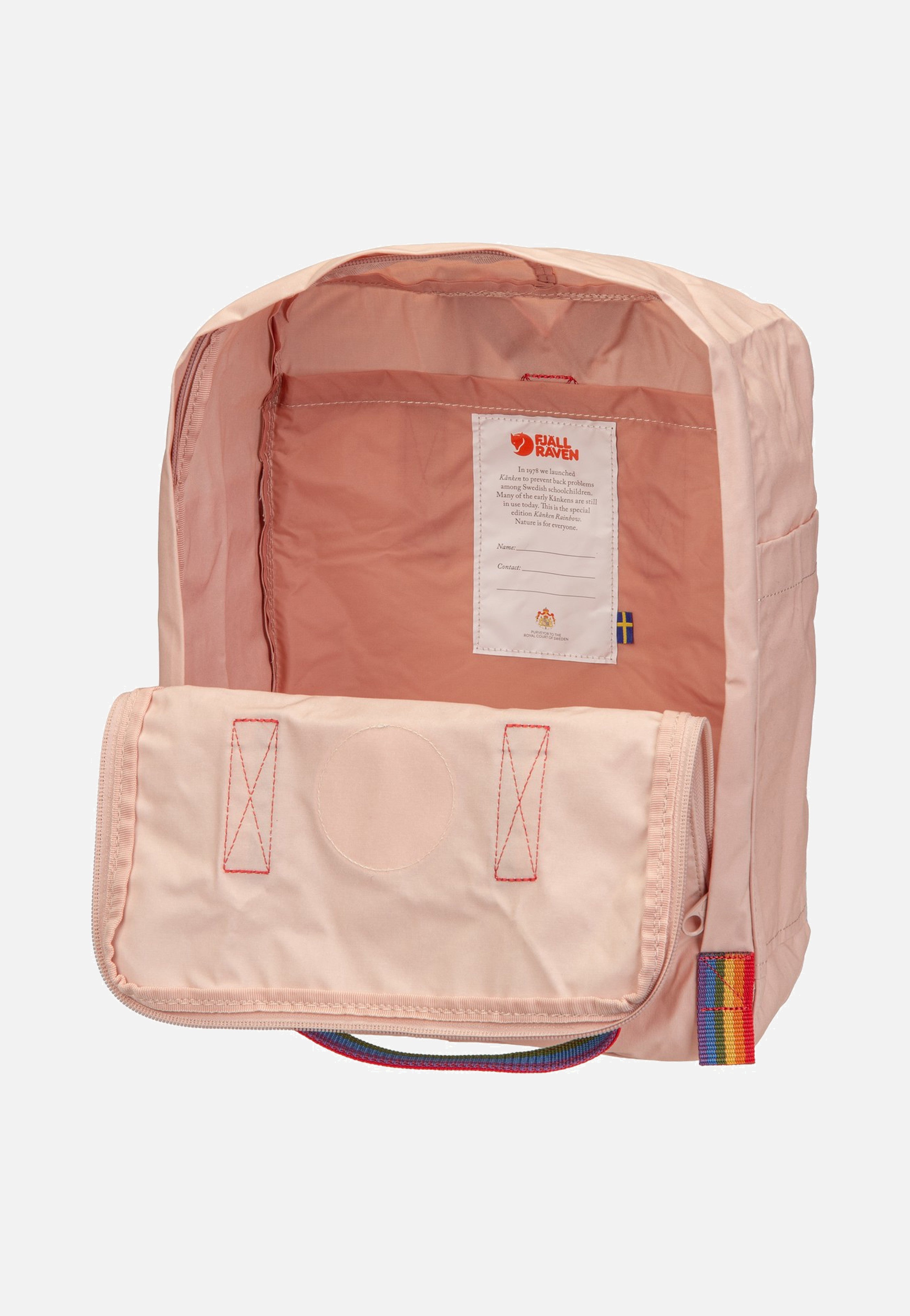 Fjällräven Kanken Rainbow Chalk Rose/Rainbow Backpack