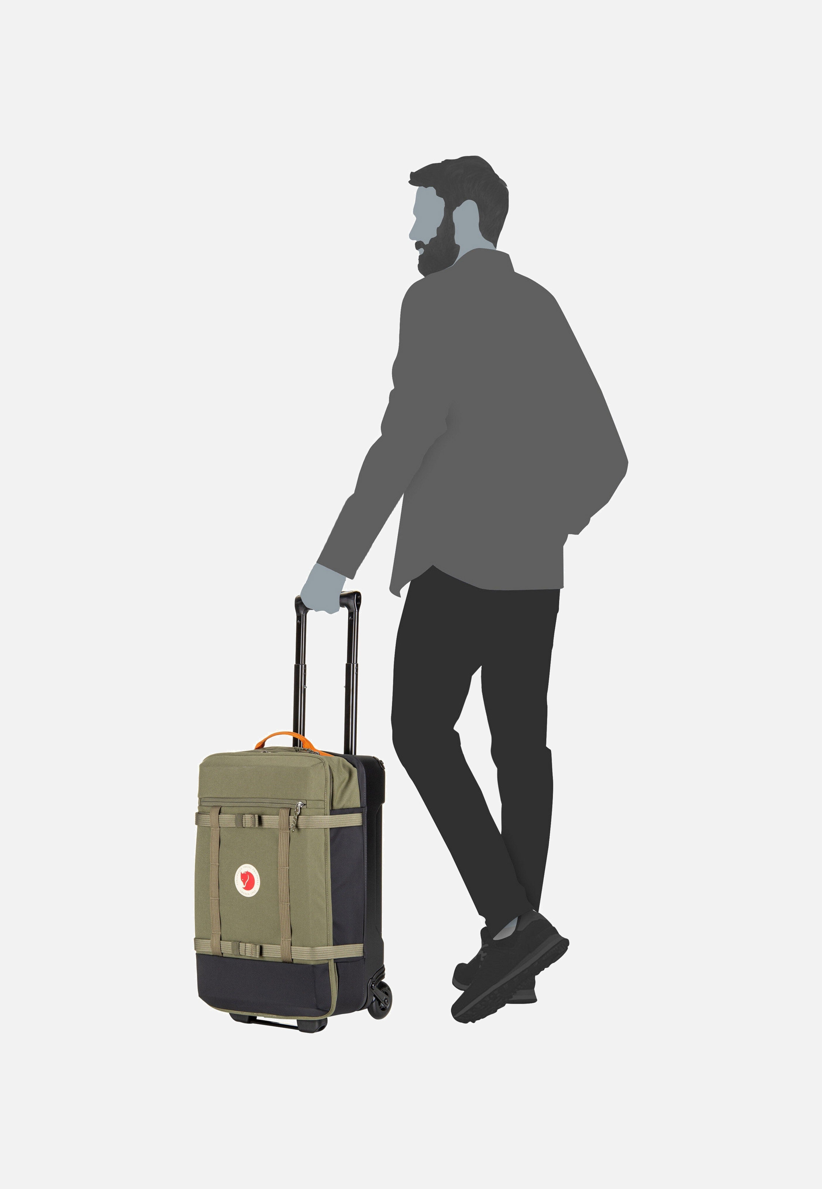 Fjällräven Färden Roller 35 Green Suitcase