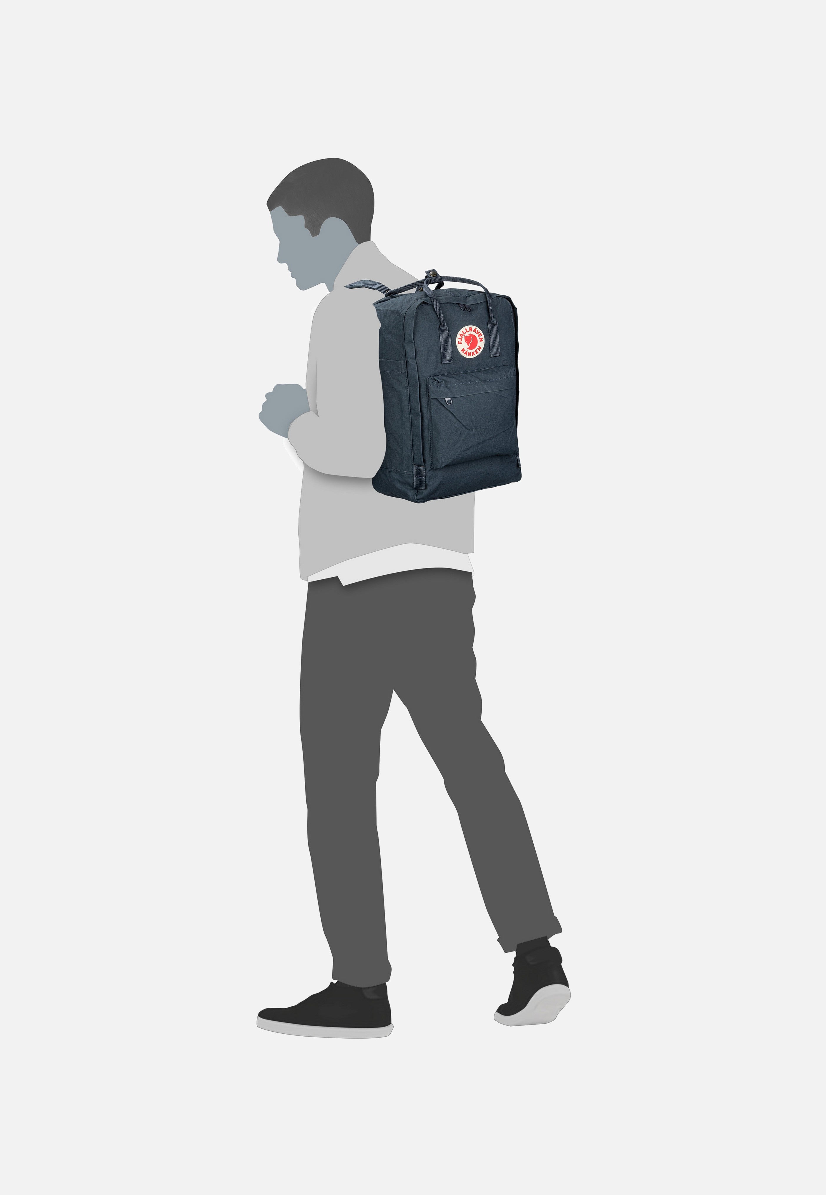 Fjällräven - Kanken Laptop 17'' Navy - Backpack | Neutral-Image
