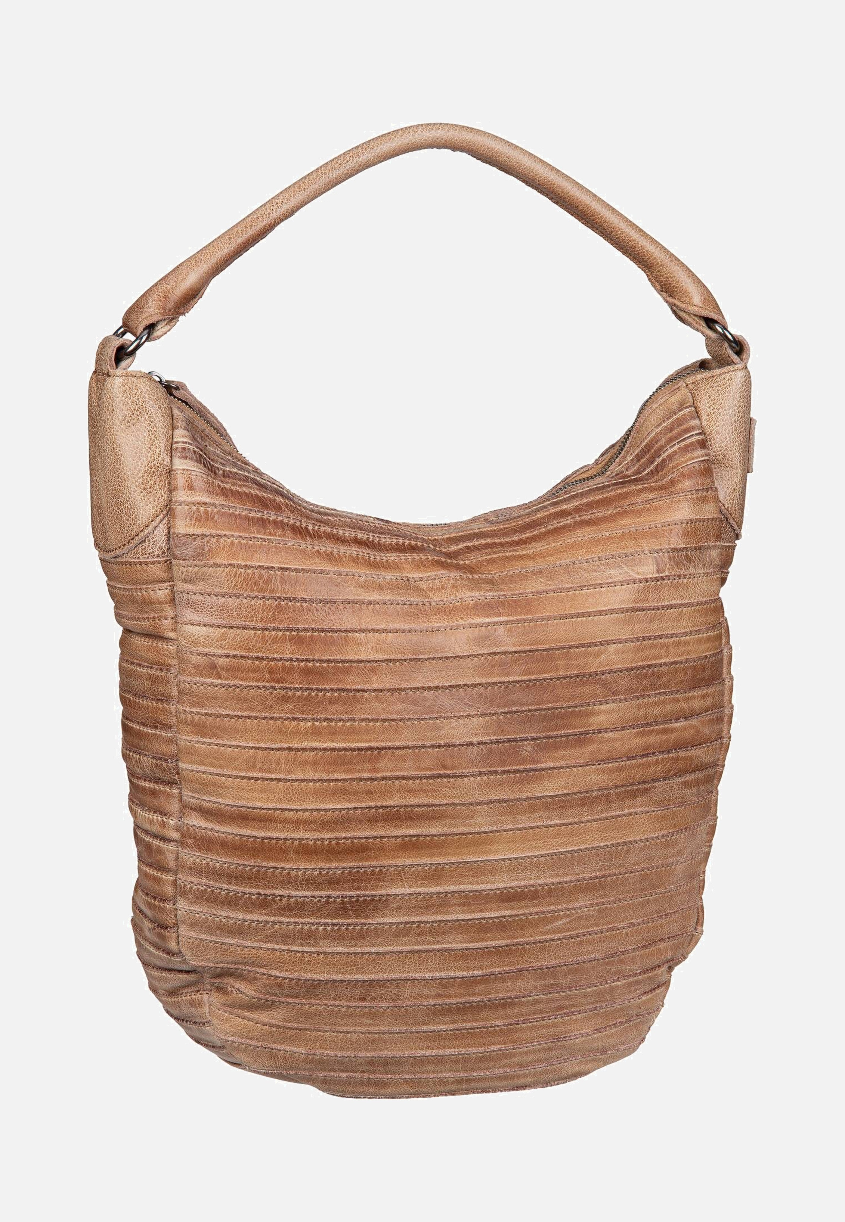 Fredsbruder Gürteltier S 971s Caramel Hobo Bag