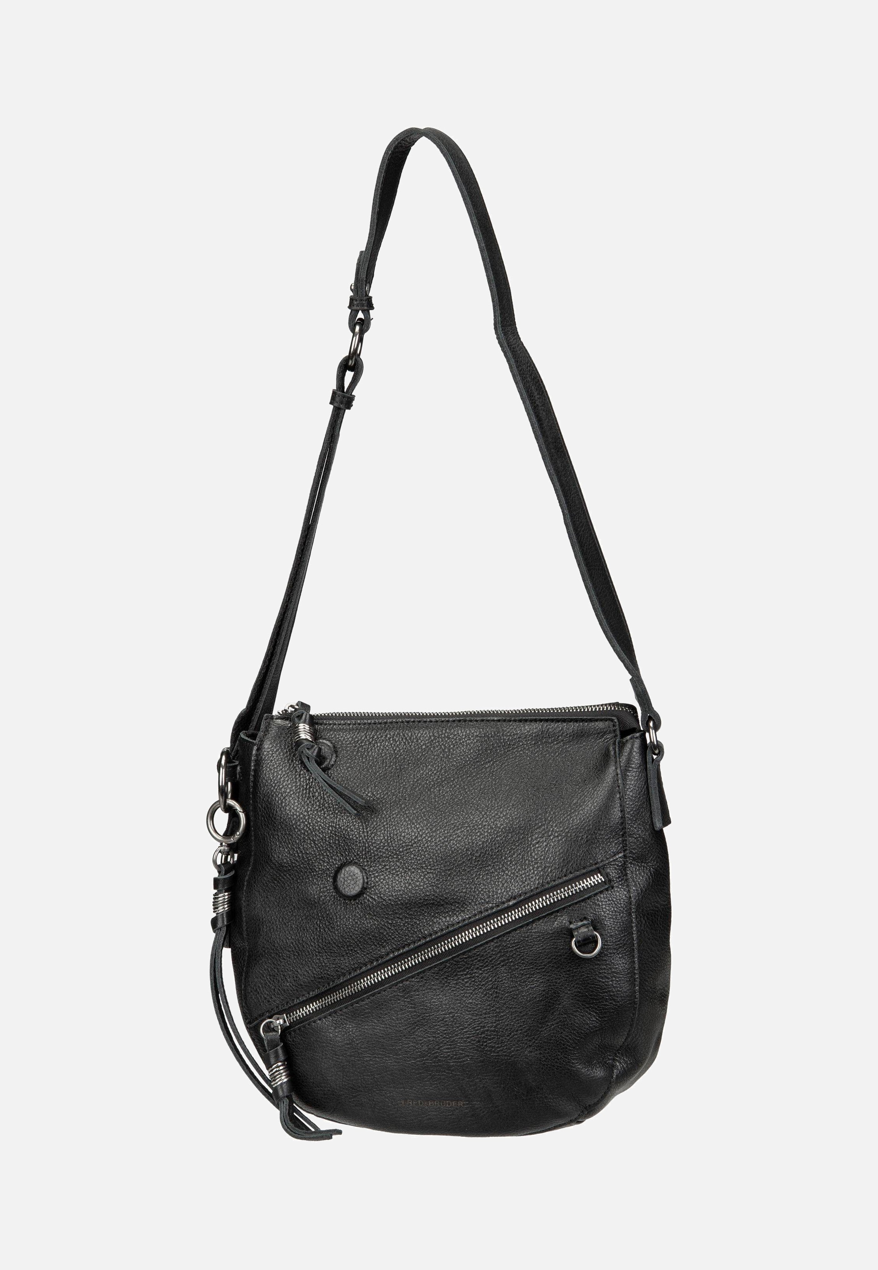 Fredsbruder My Forever Friend Midi Black Shoulder Bag