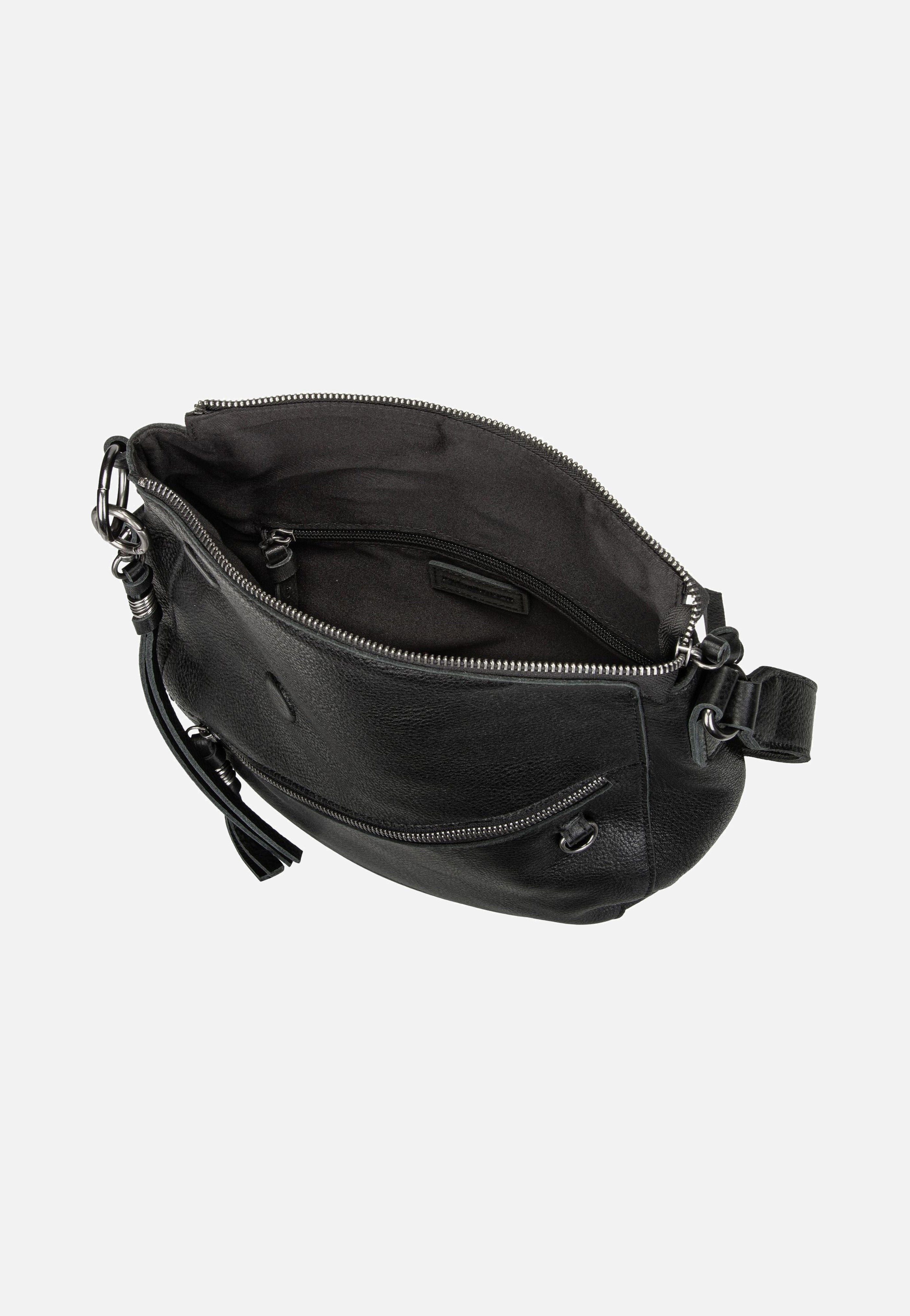 Fredsbruder My Forever Friend Midi Black Shoulder Bag