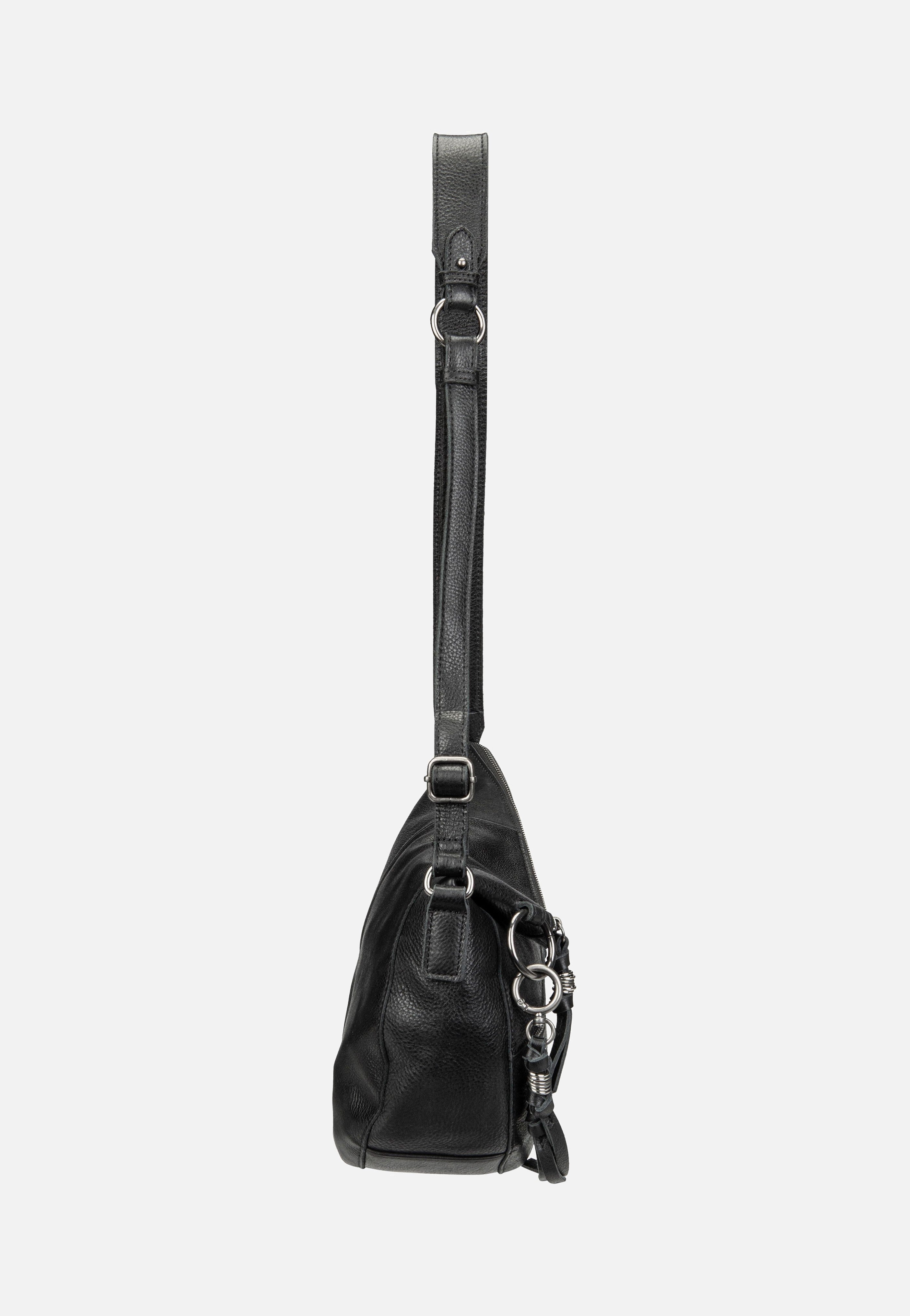 Fredsbruder My Forever Friend Midi Black Shoulder Bag