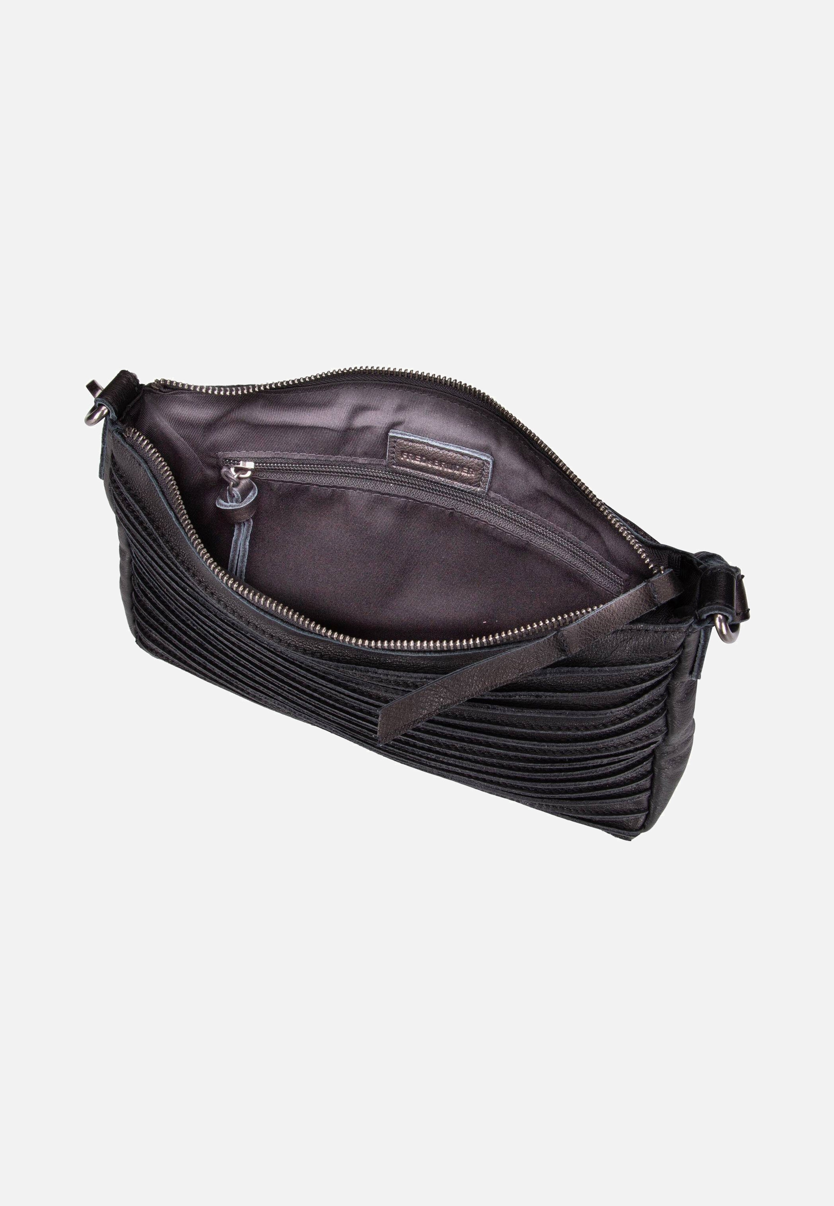 Fredsbruder Riffel Crossbag Black Crossbody Bag