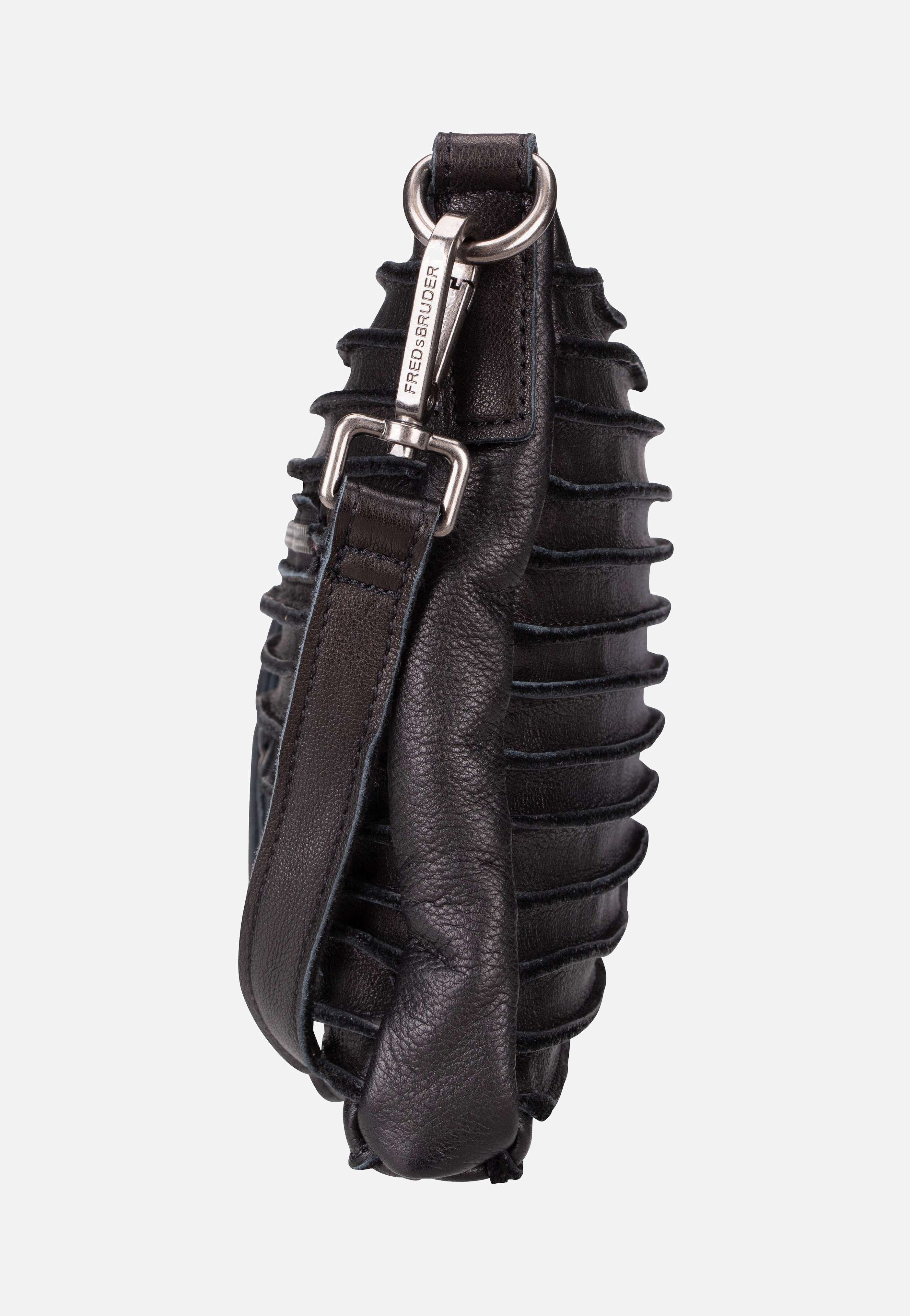 Fredsbruder Riffel Crossbag Black Crossbody Bag