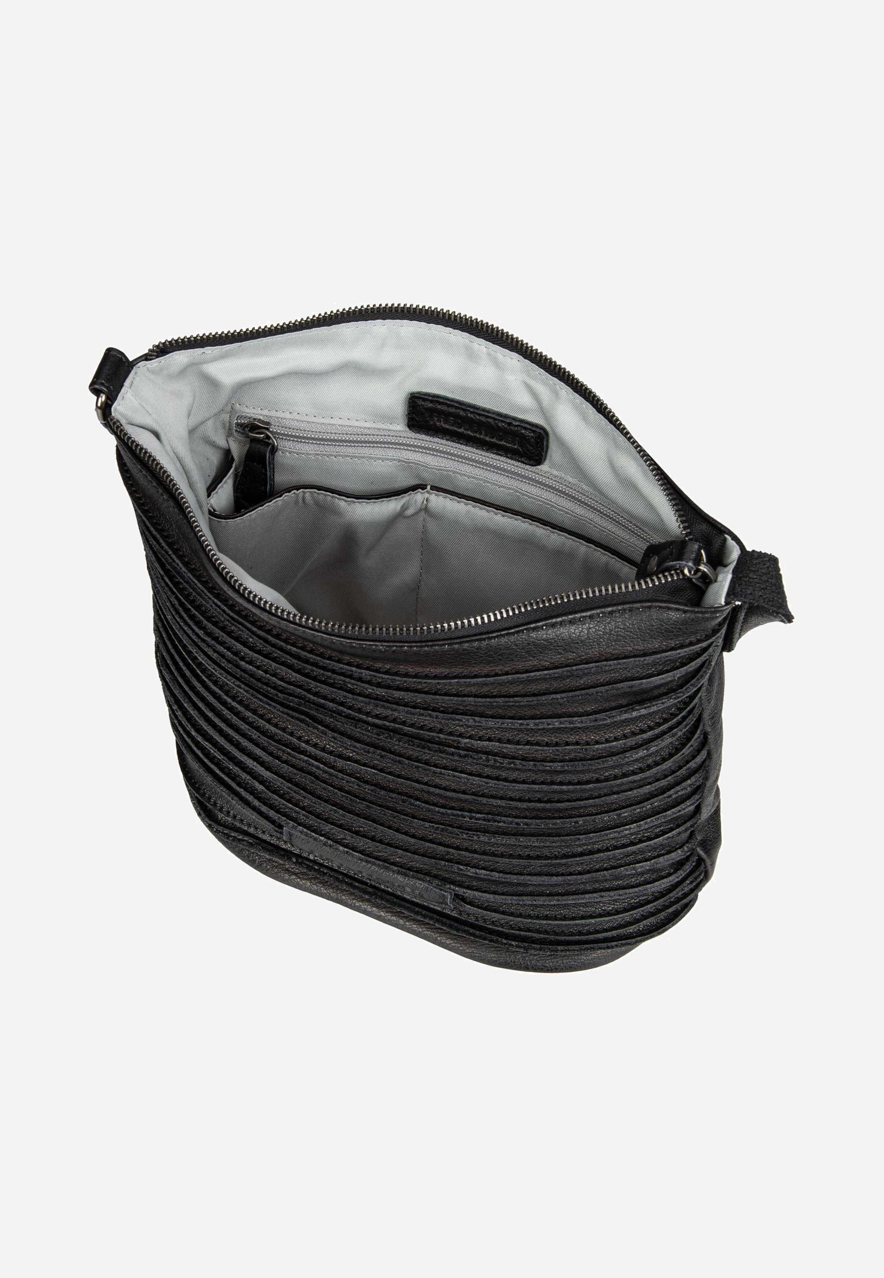 Fredsbruder Riffelinchen 927r Black Crossbody Bag