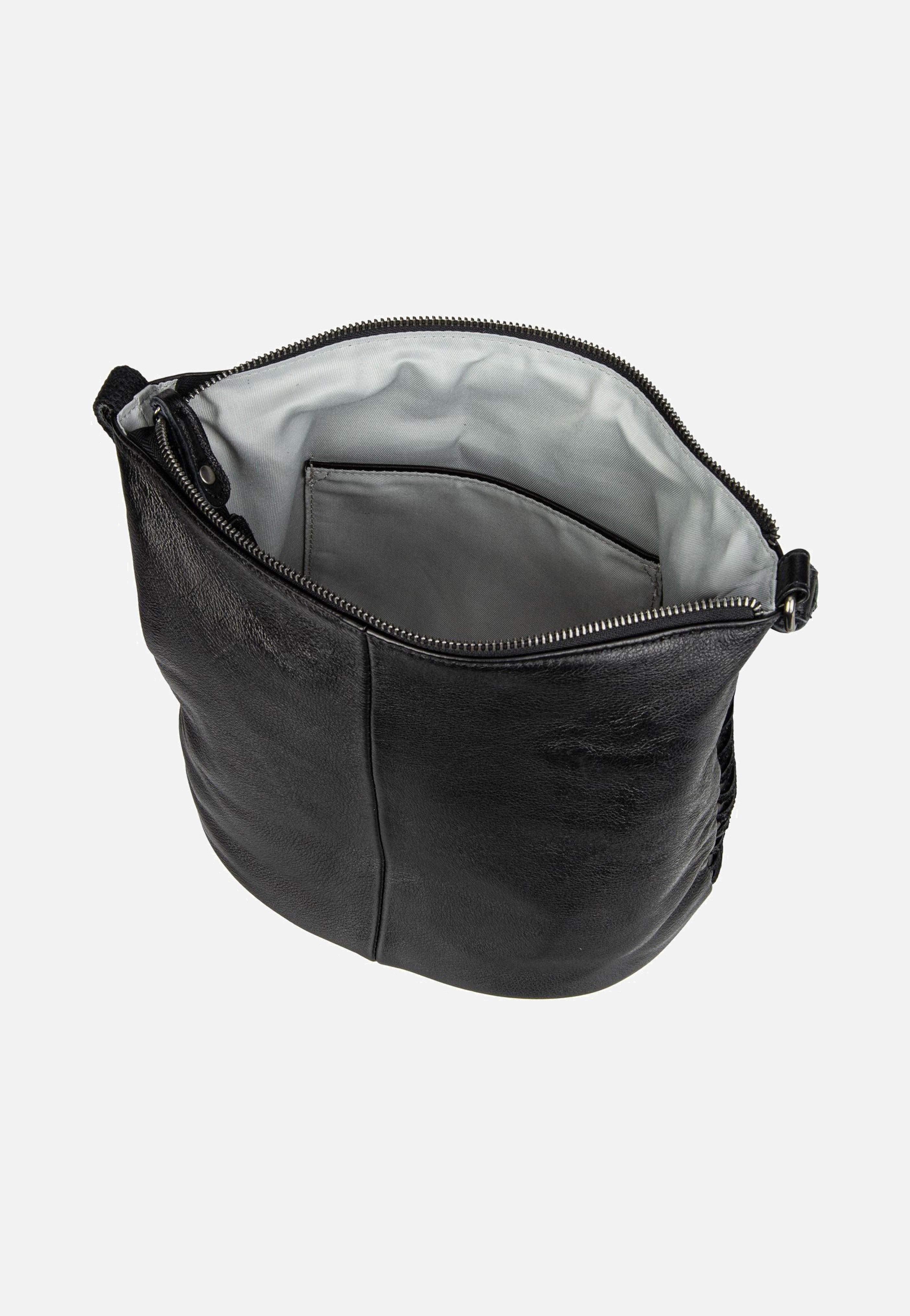 Fredsbruder Riffelinchen 927r Black Crossbody Bag
