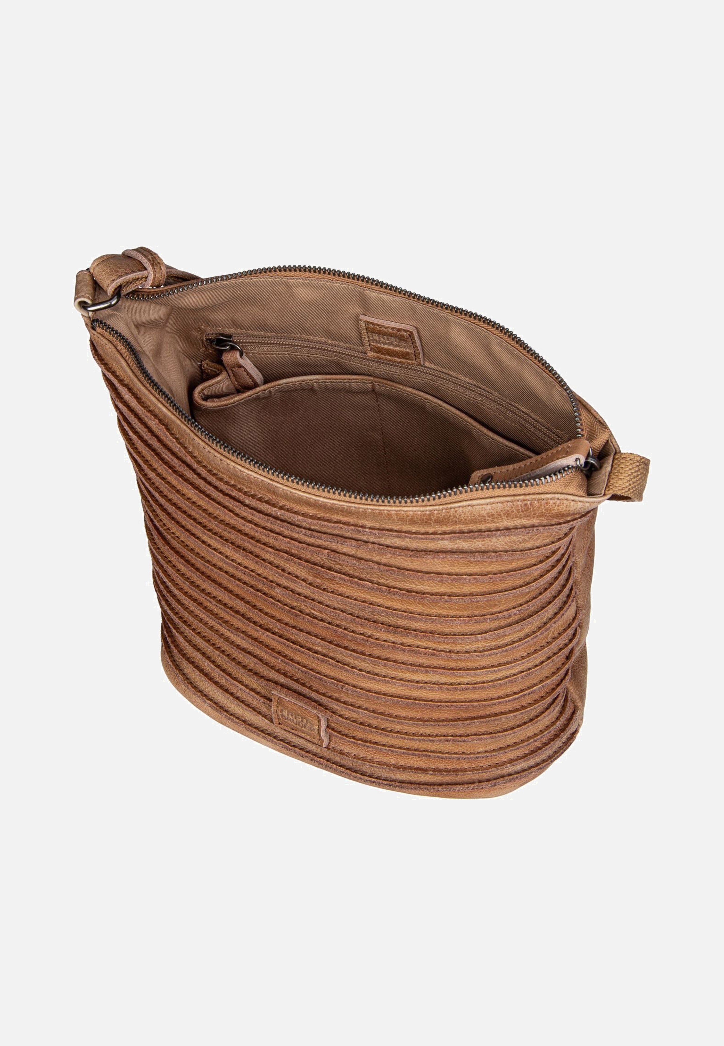 Fredsbruder Riffelinchen 927r Caramel Crossbody Bag