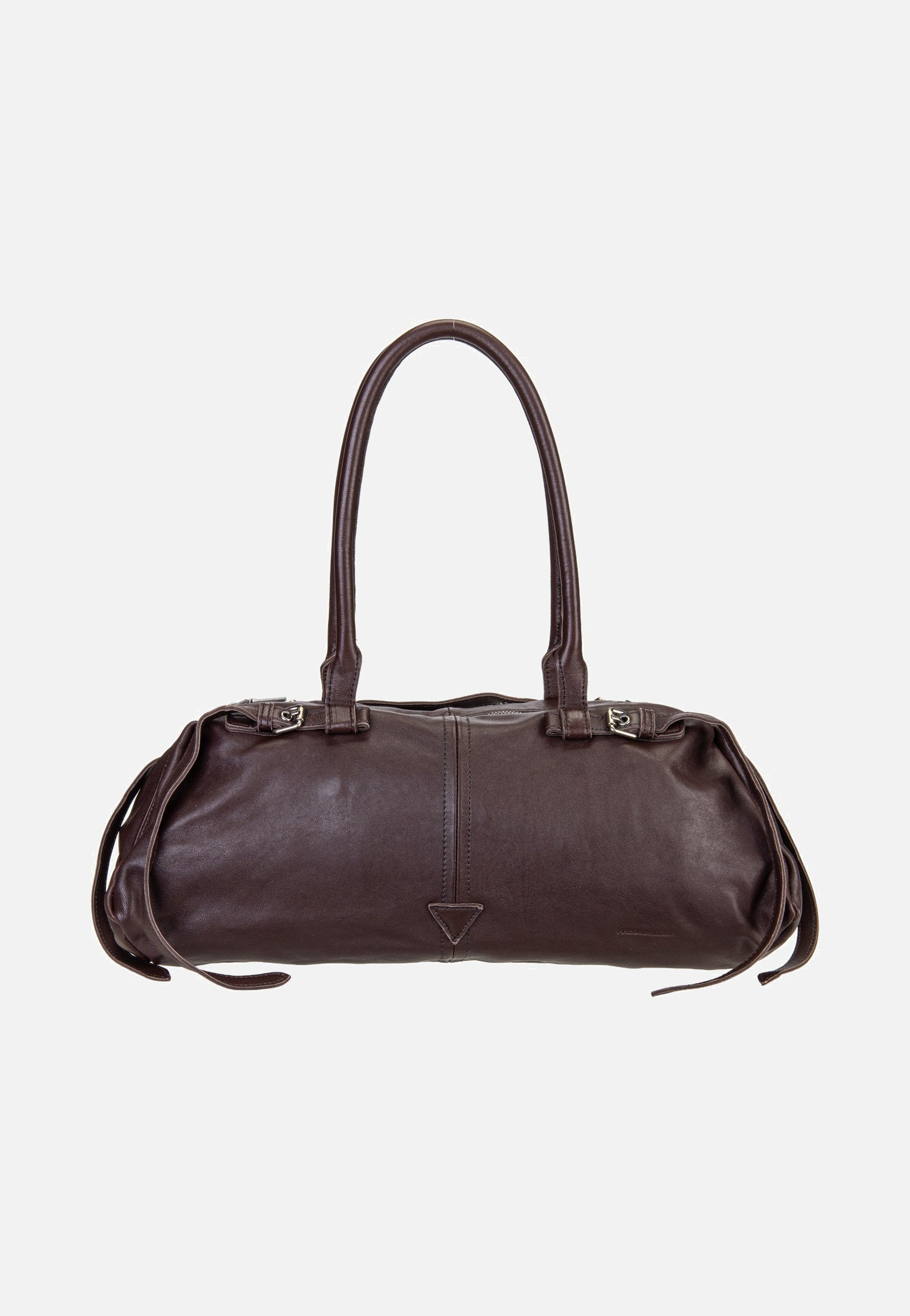 Fredsbruder Already Yours Sausage Chocolate Brown Handle Bag