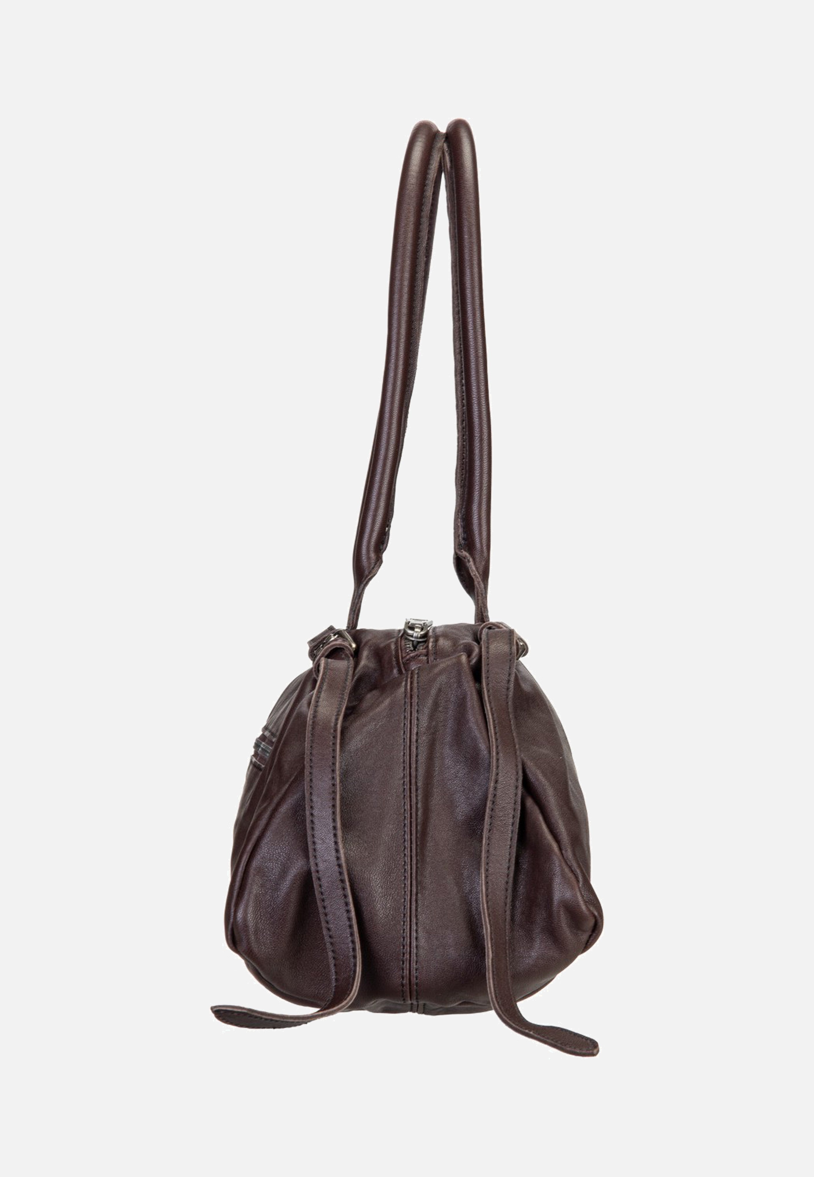 Fredsbruder Already Yours Sausage Chocolate Brown Handle Bag