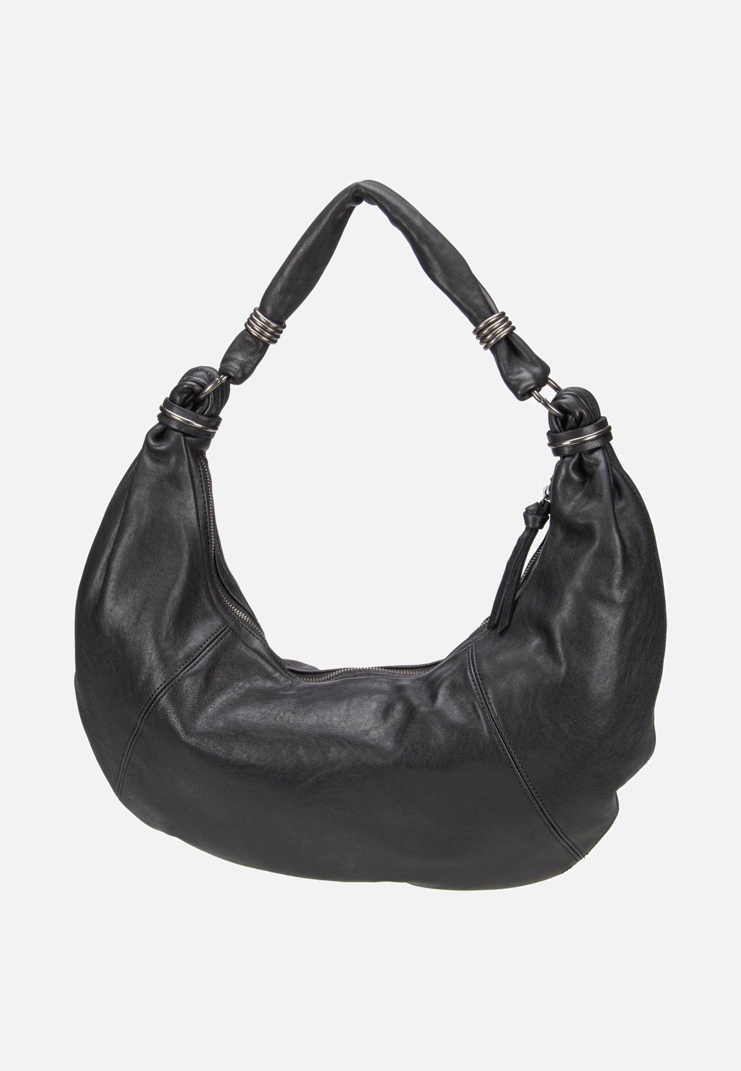 Fredsbruder Always With You Big Hobo Black Hobo Bag