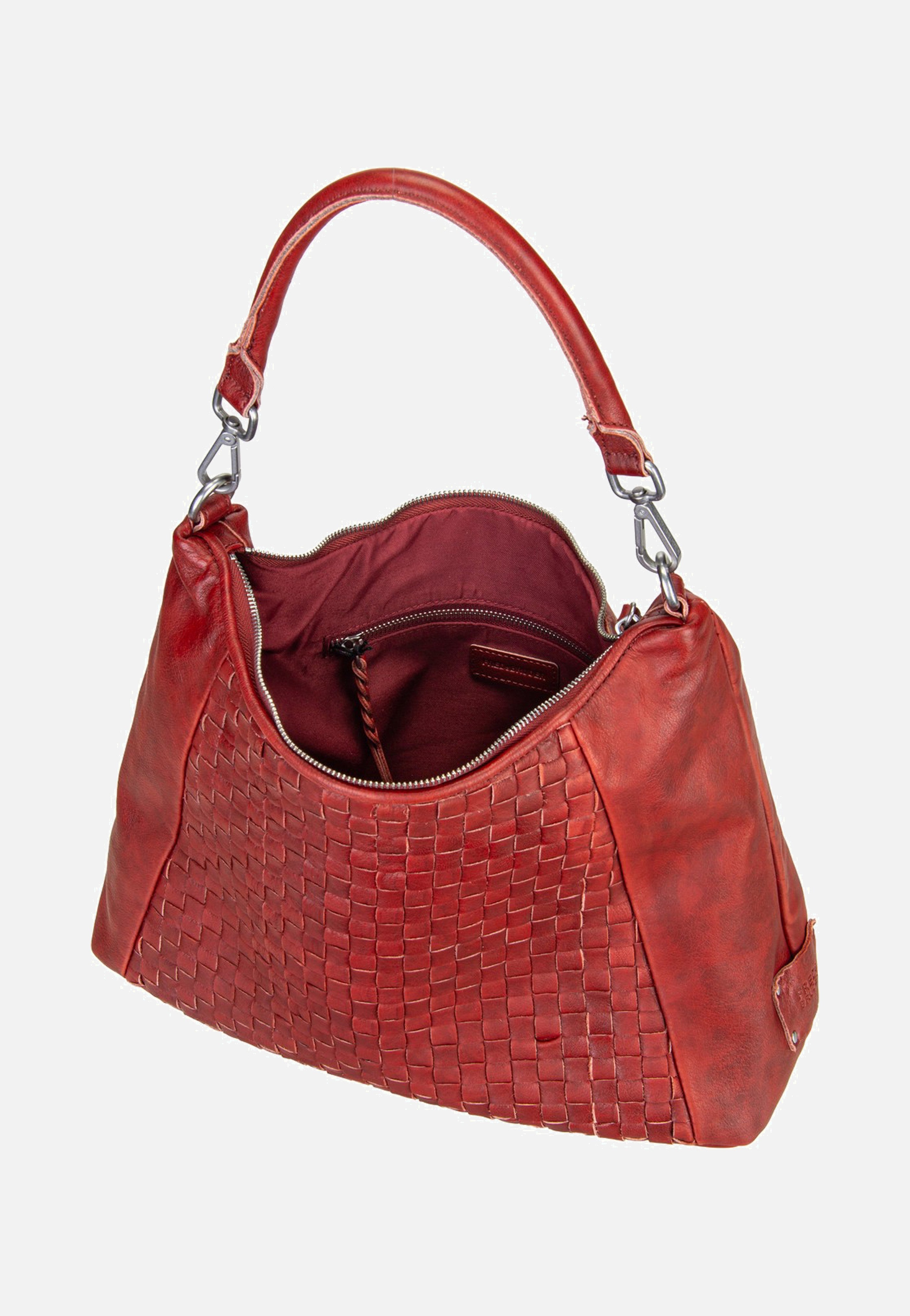 Fredsbruder Calm Weave Hobo Deep Sandalwood Hobo Bag