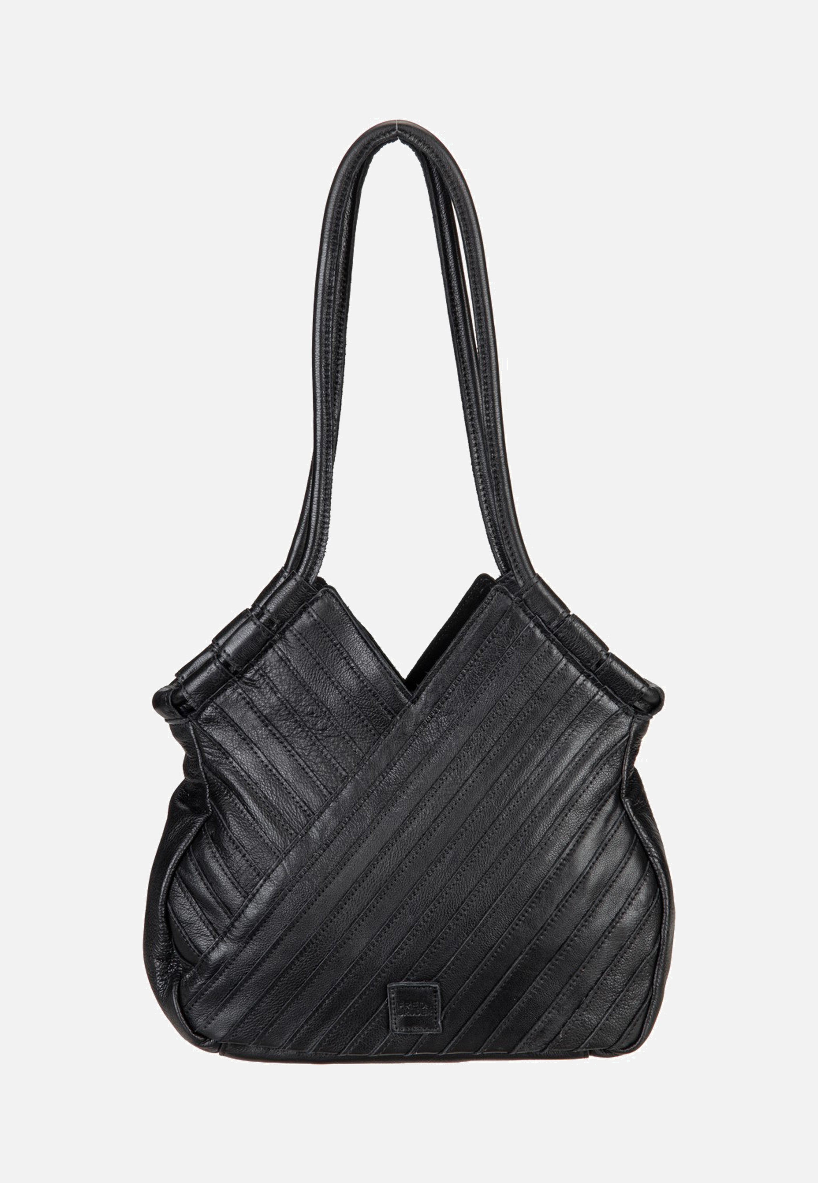 Fredsbruder Criss-Cross Hobo Black Hobo Bag