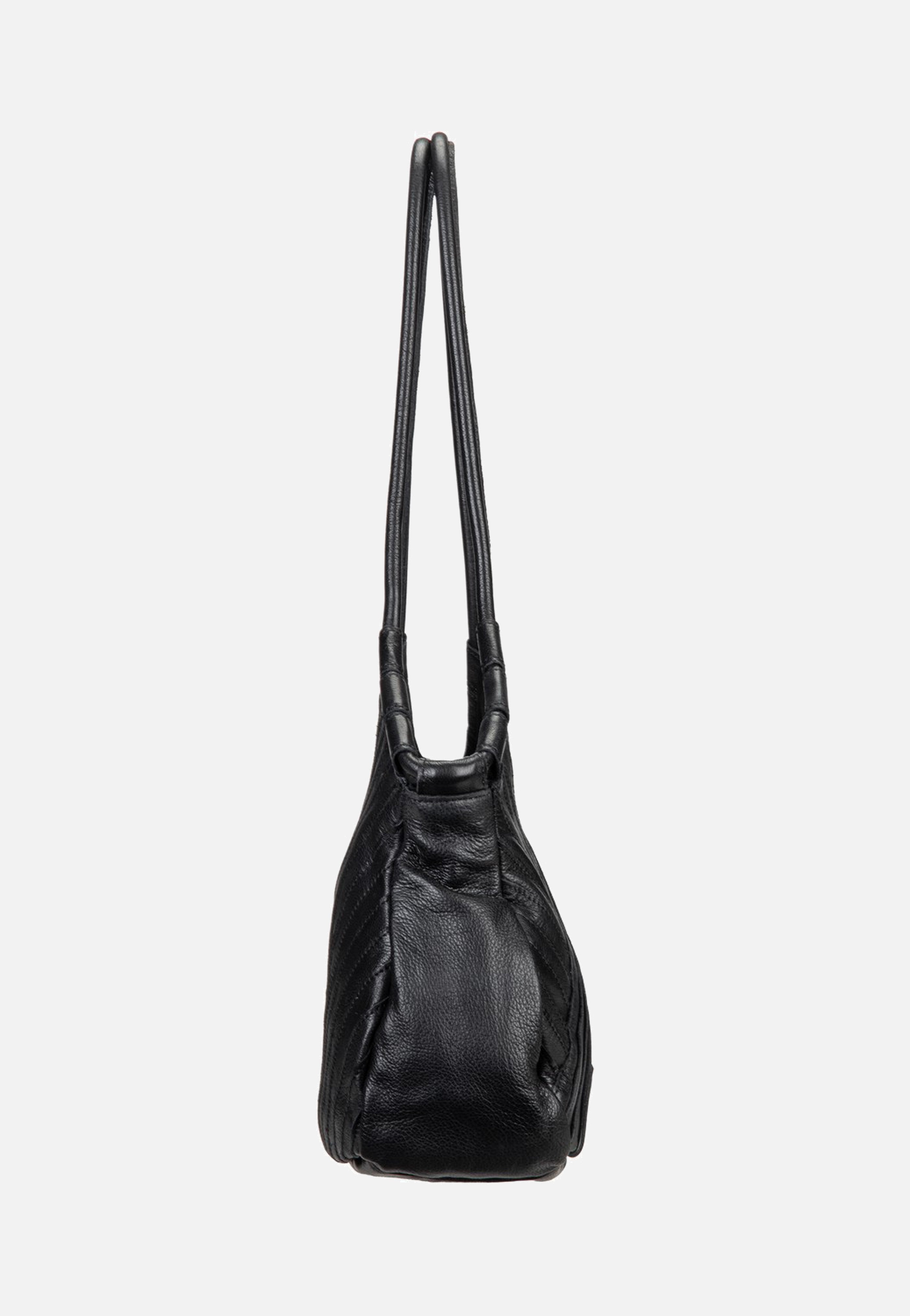 Fredsbruder Criss-Cross Hobo Black Hobo Bag