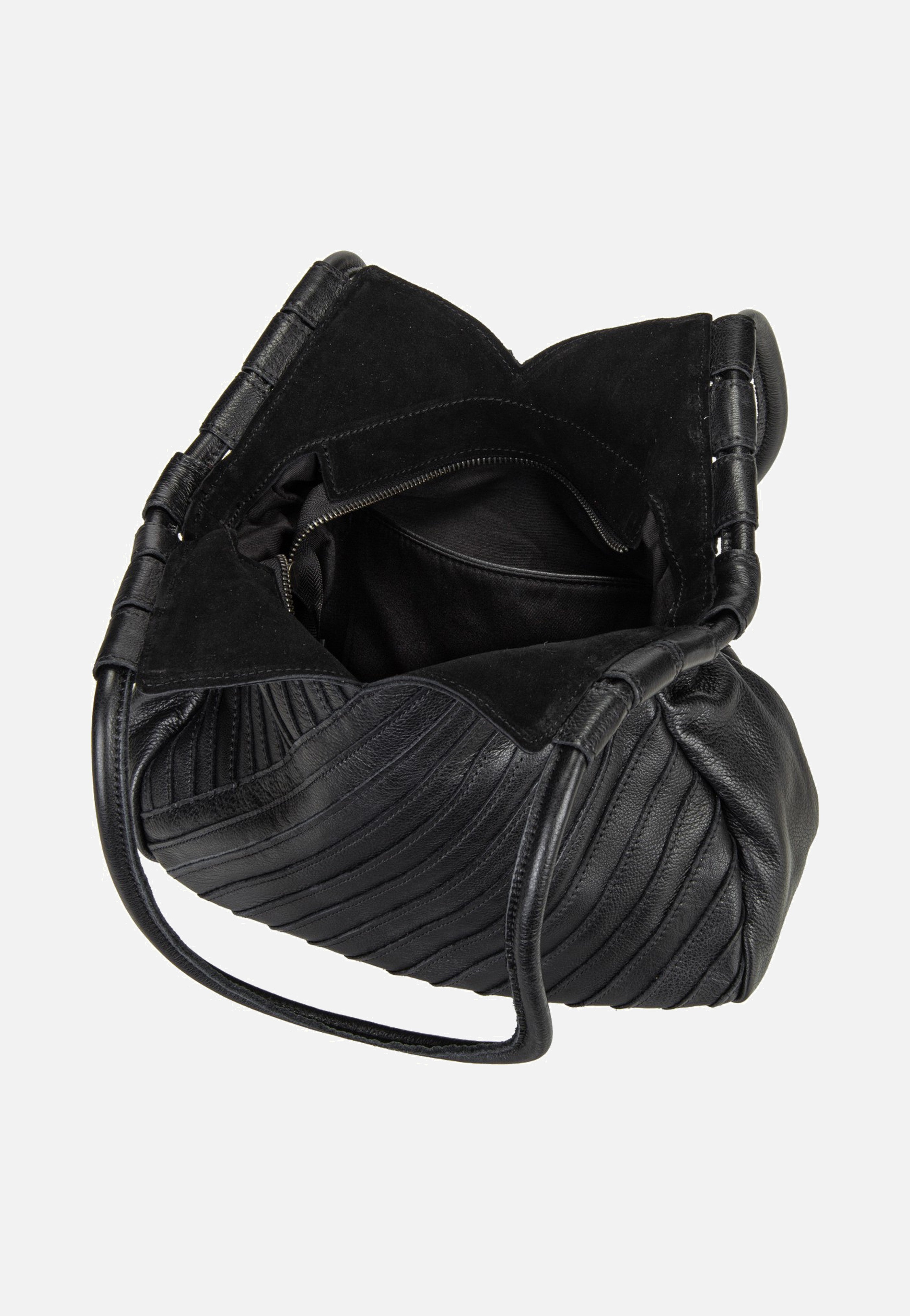 Fredsbruder Criss-Cross Hobo Black Hobo Bag