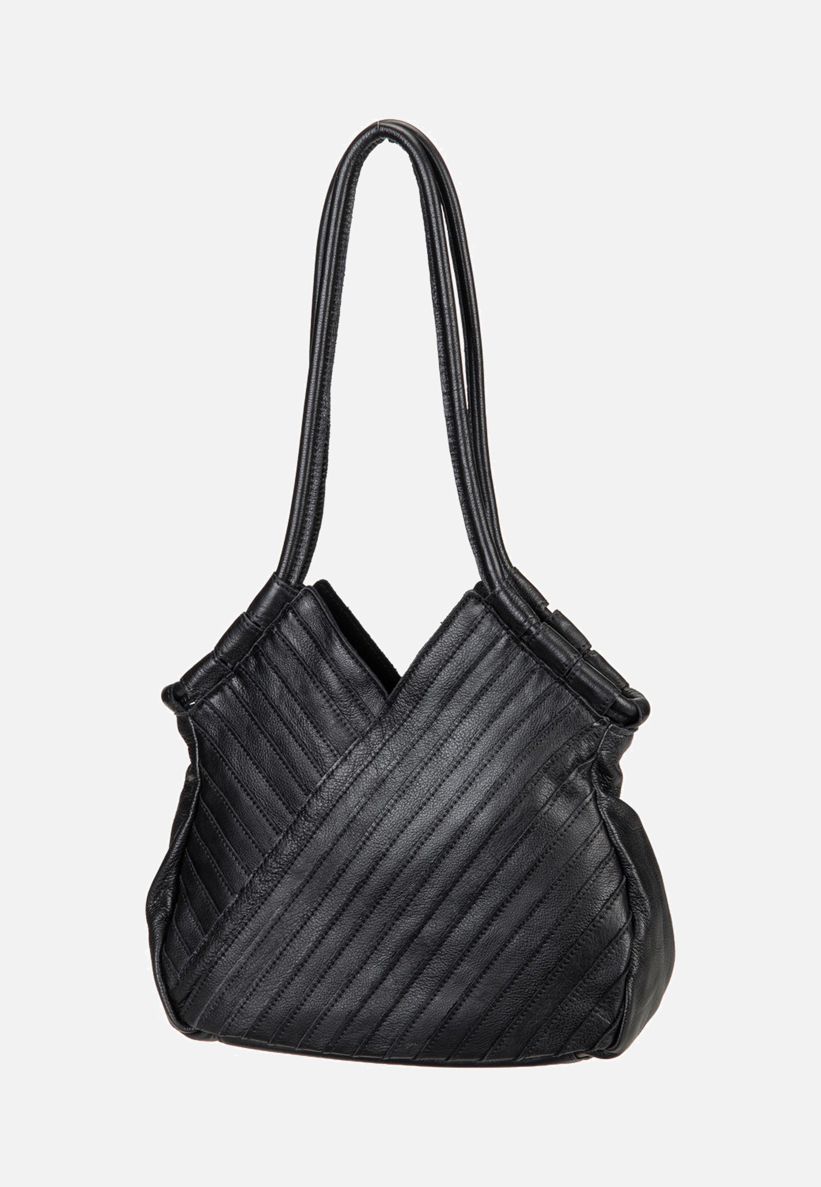 Fredsbruder Criss-Cross Hobo Black Hobo Bag