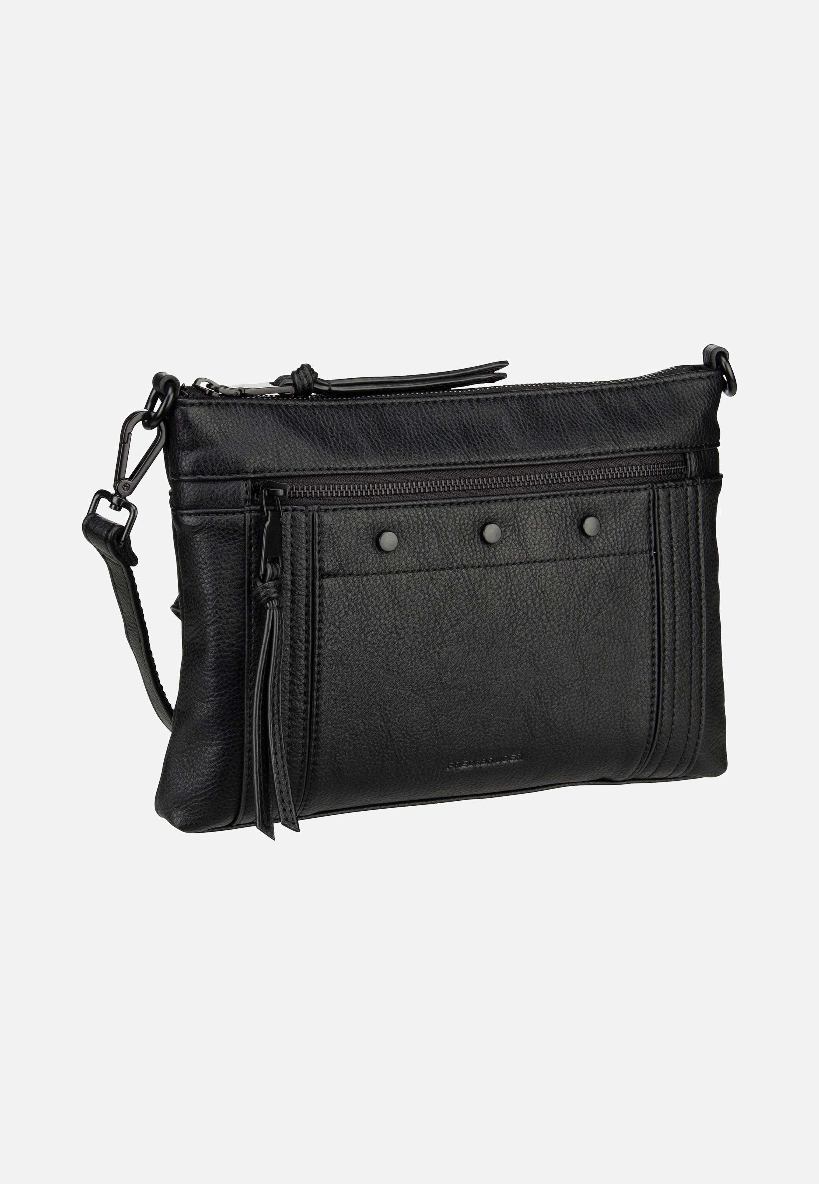 Fredsbruder Deep Dark 275-3756 Black/Black Crossbody Bag