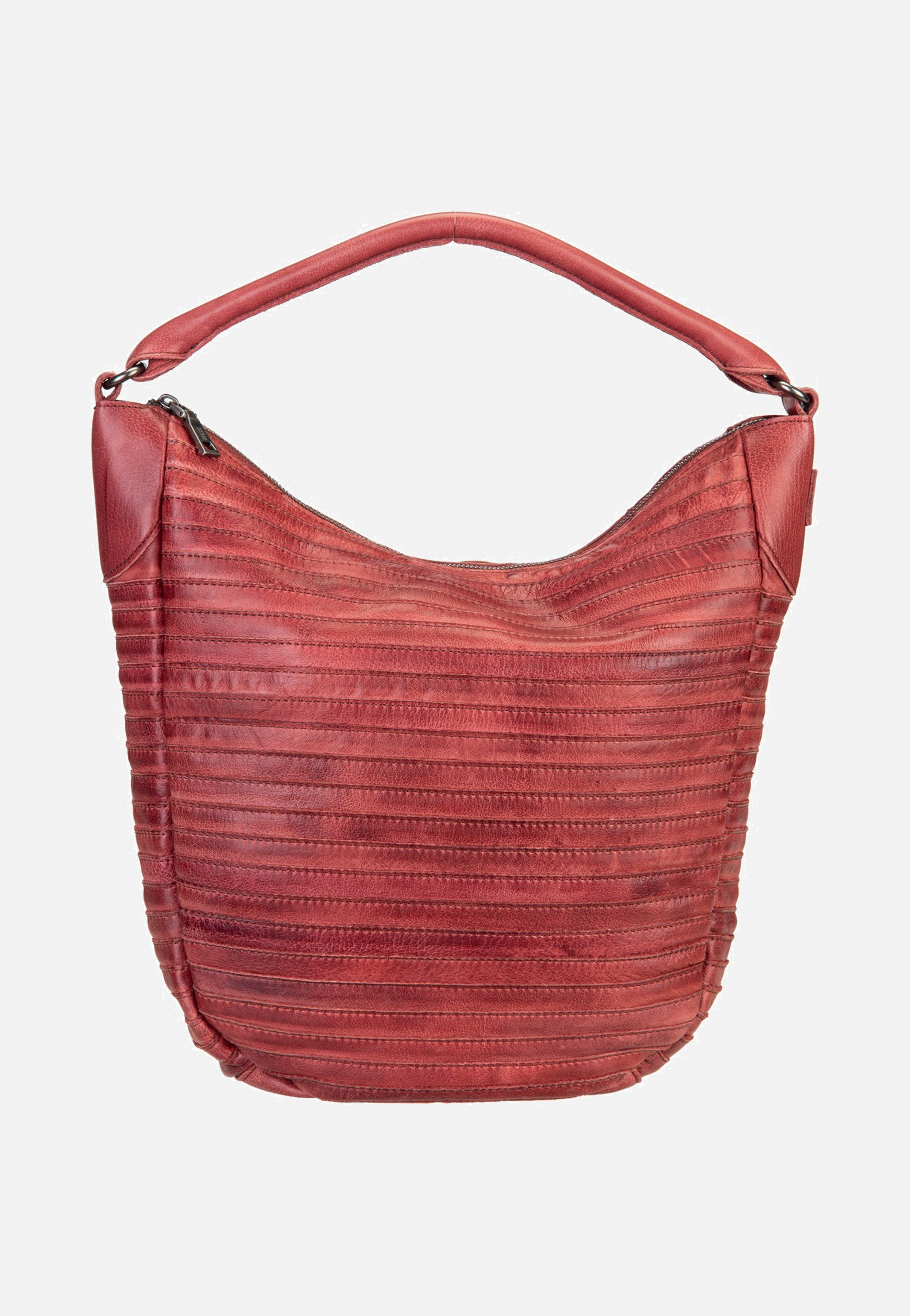 Fredsbruder Gürteltier S 971r Deep Sandalwood Hobo Bag