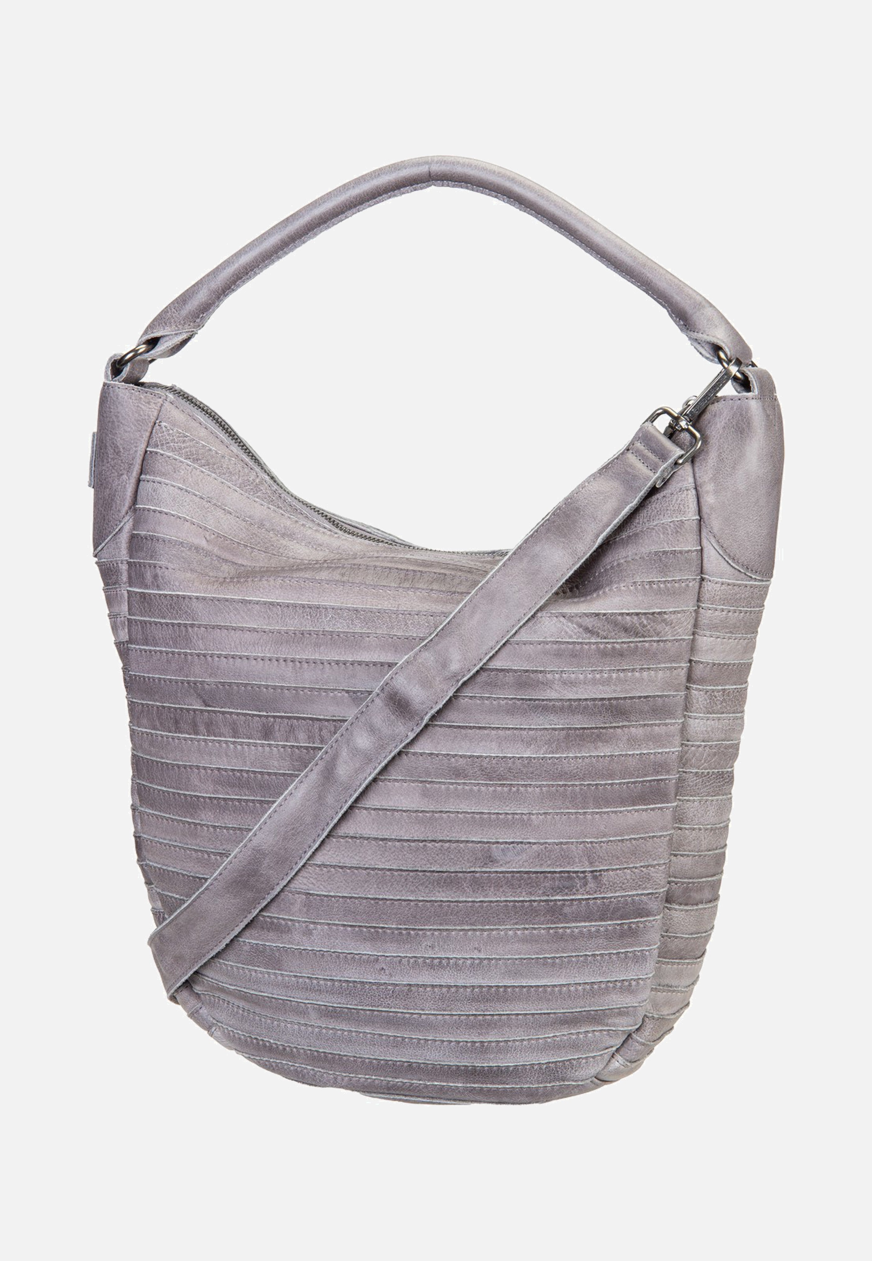 Fredsbruder Gürteltier S 971r Grey Hobo Bag