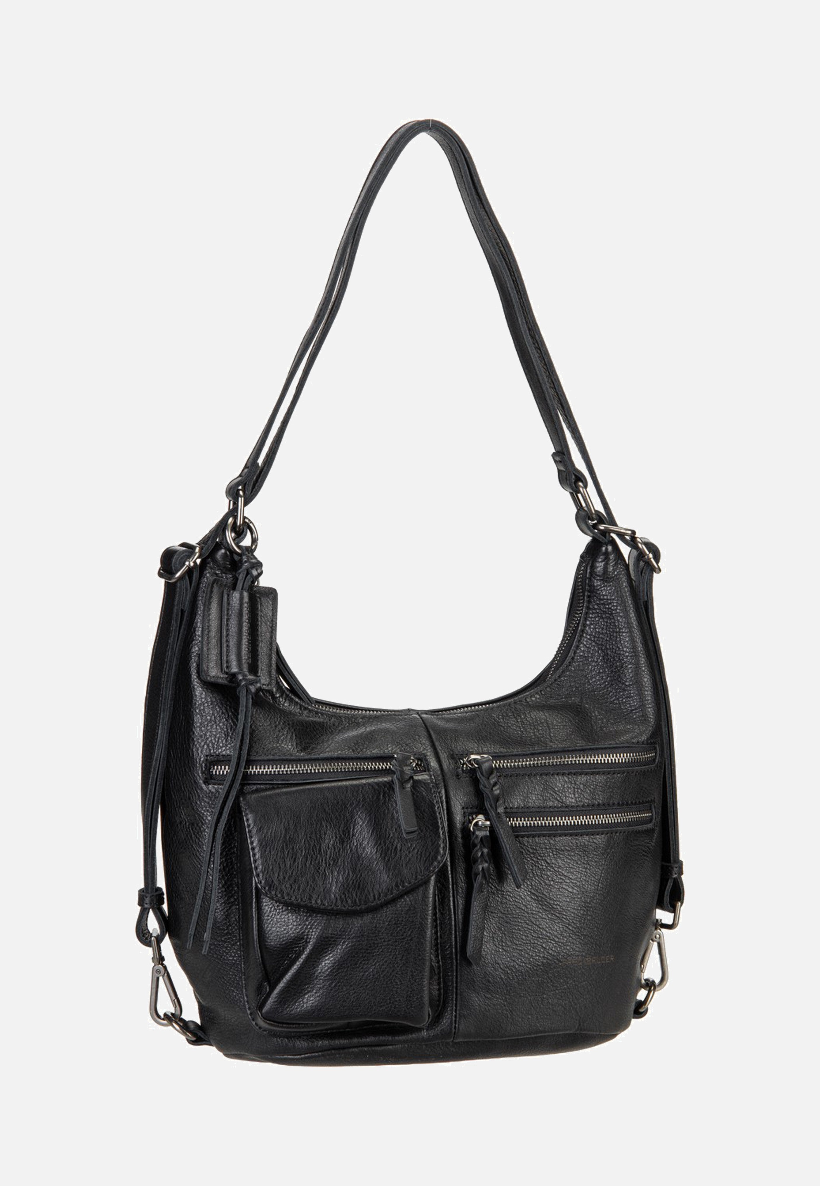 Fredsbruder My Forever Friend Multi 3882 Black Hobo Bag