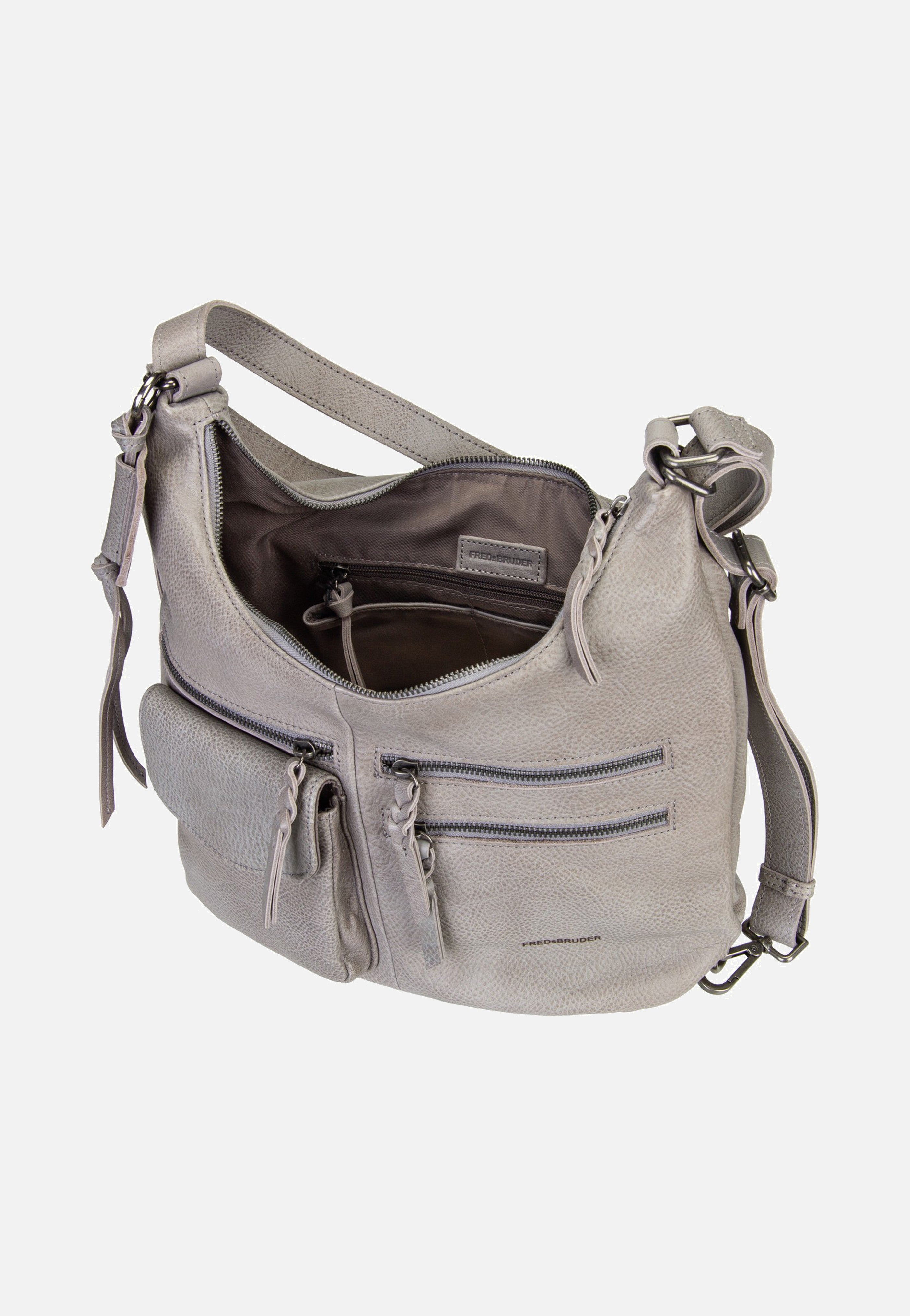Fredsbruder My Forever Friend Multi 3882 Grey Hobo Bag