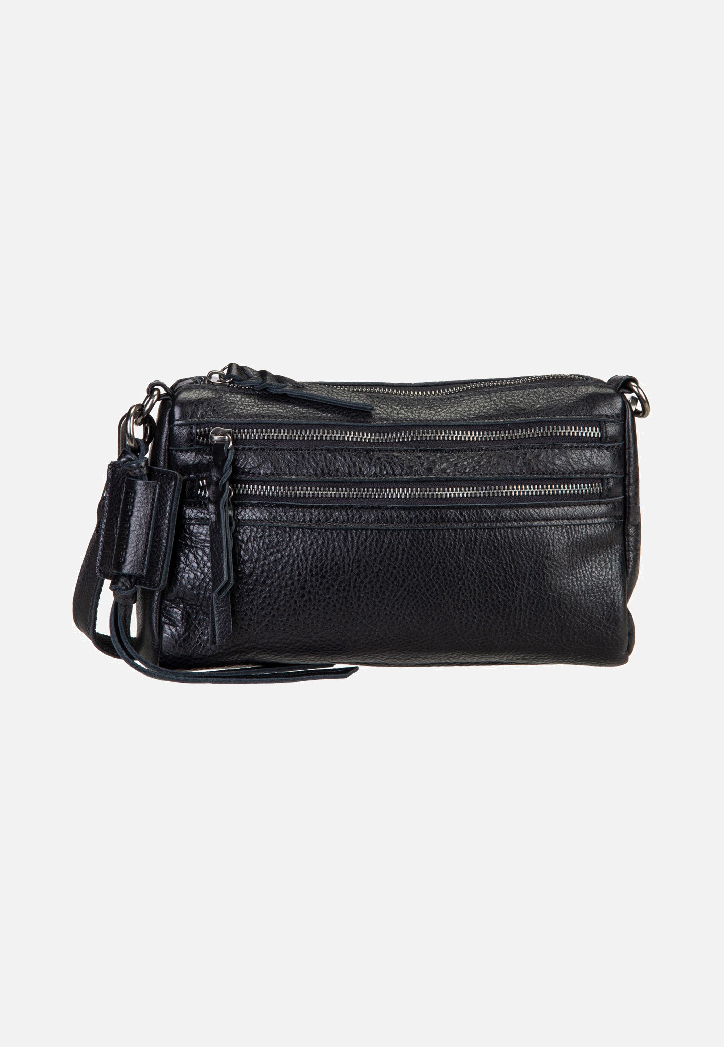 Fredsbruder My Forever Friend Zipper Black Crossbody Bag