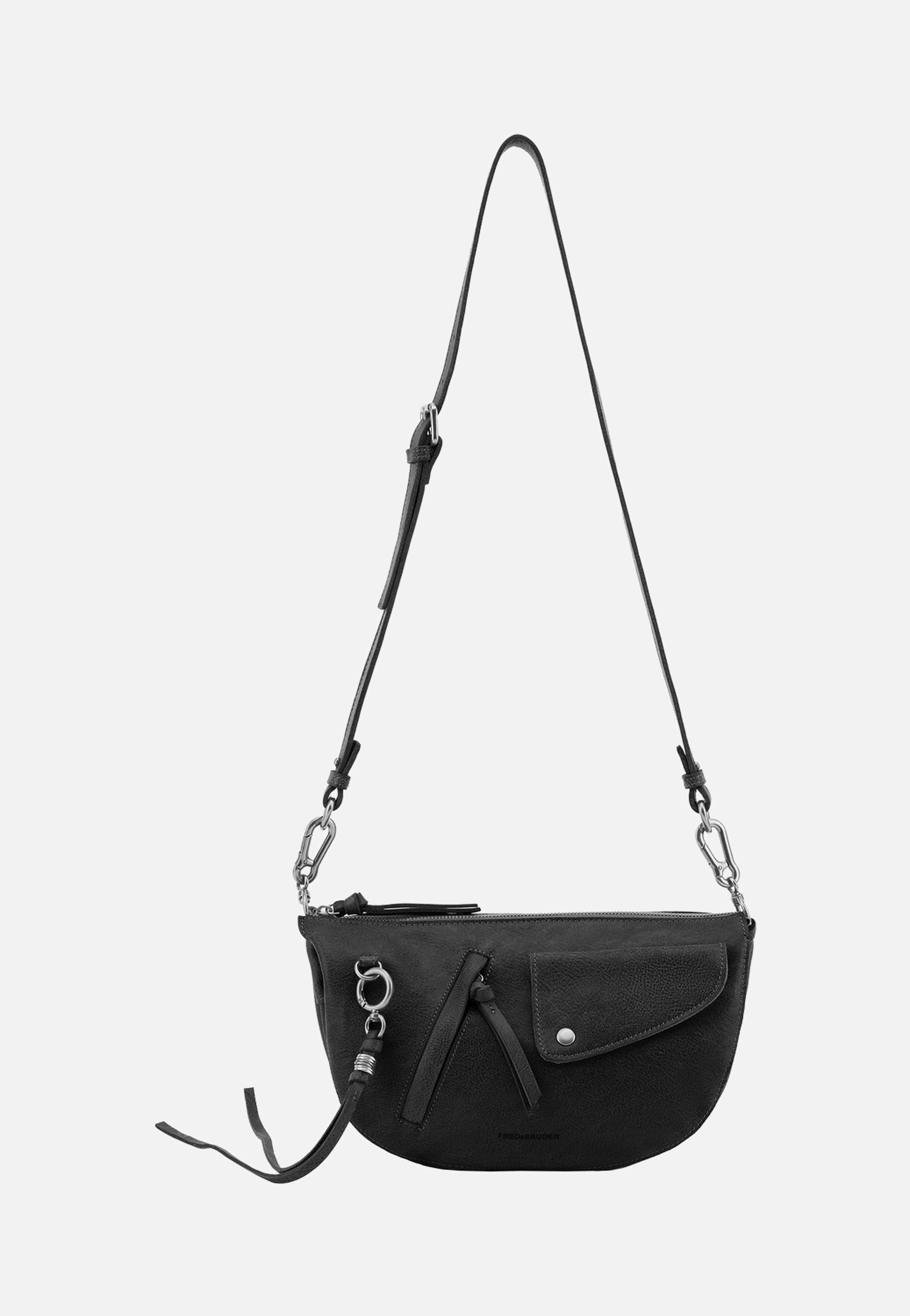 Fredsbruder My Forever Friend Curve Black Crossbody Bag