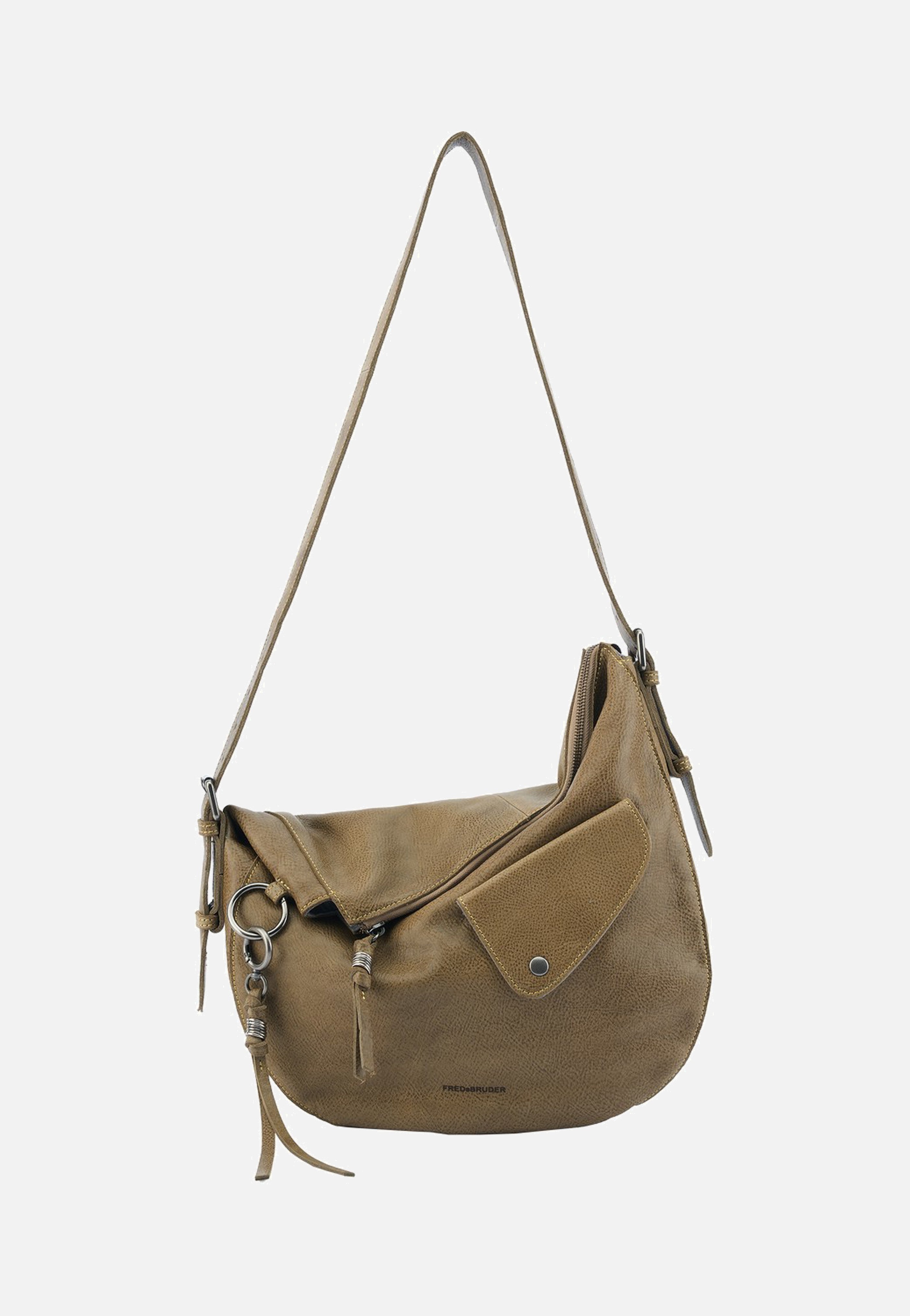 Fredsbruder My Forever Friend Shoulderbag With Front Pocket Muddy Khaki Shoulder Bag